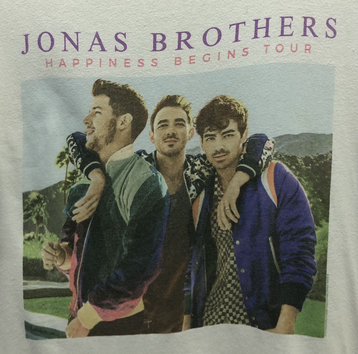 Band Tees Jonas Brothers Happiness Begins Tour 2019 T-Shirt Size US M / EU 48-50 / 2 - 3 Thumbnail