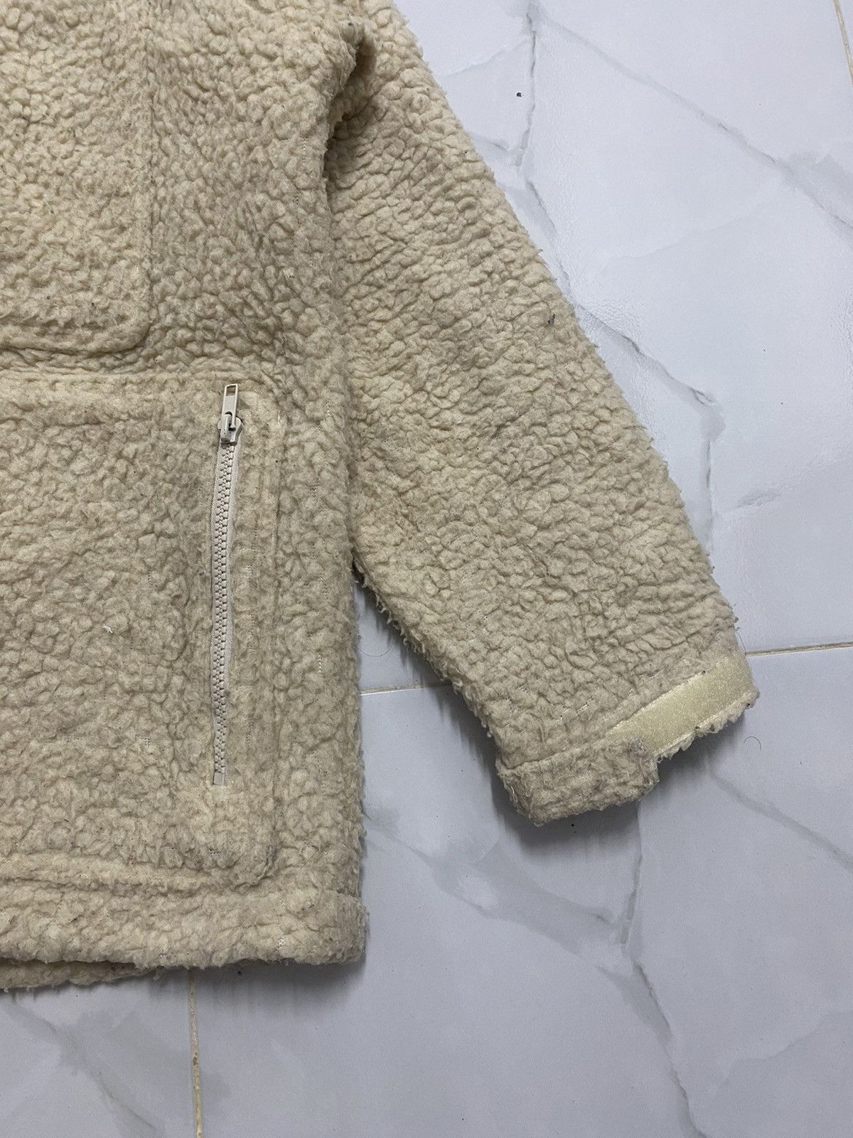 Issey Miyake Ne-Net Issey Miyake Sherpa Fleece Zip Up Hoodie Size US M / EU 48-50 / 2 - 6 Thumbnail