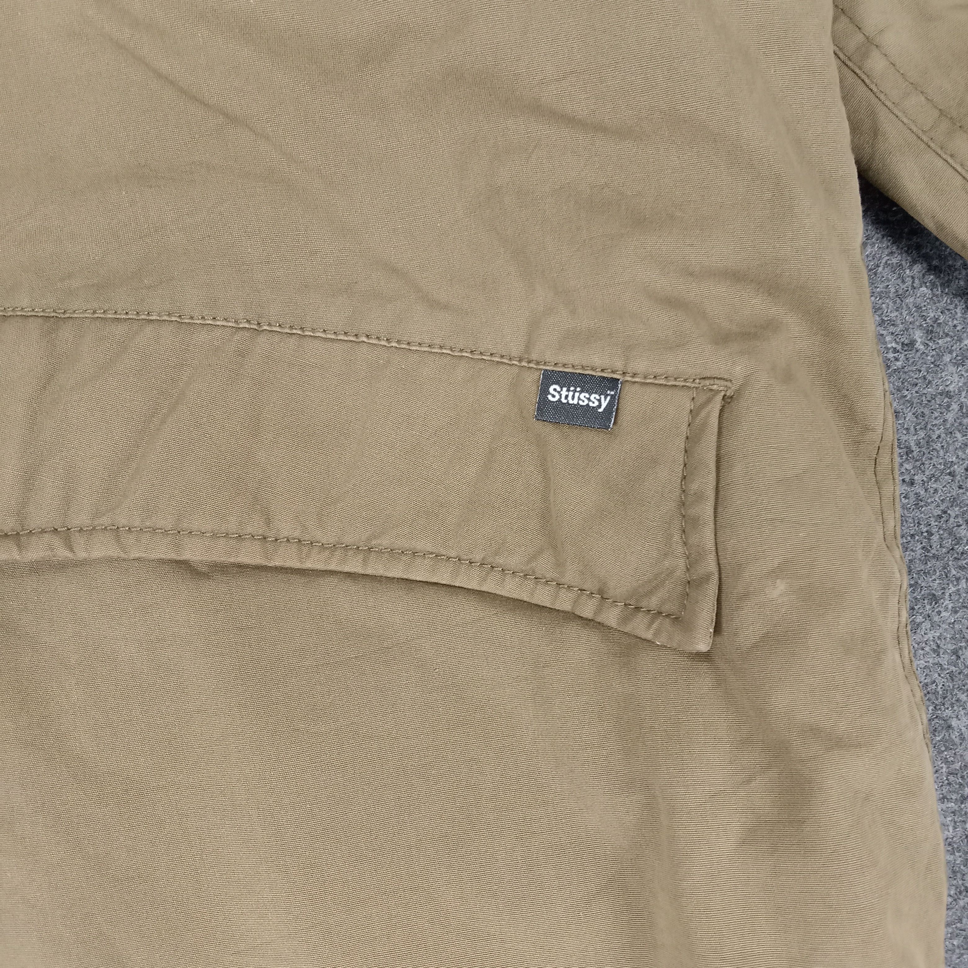 Stussy × Vintage Stussy American Streetwear Military Style Jacket Size US L / EU 52-54 / 3 - 5 Thumbnail