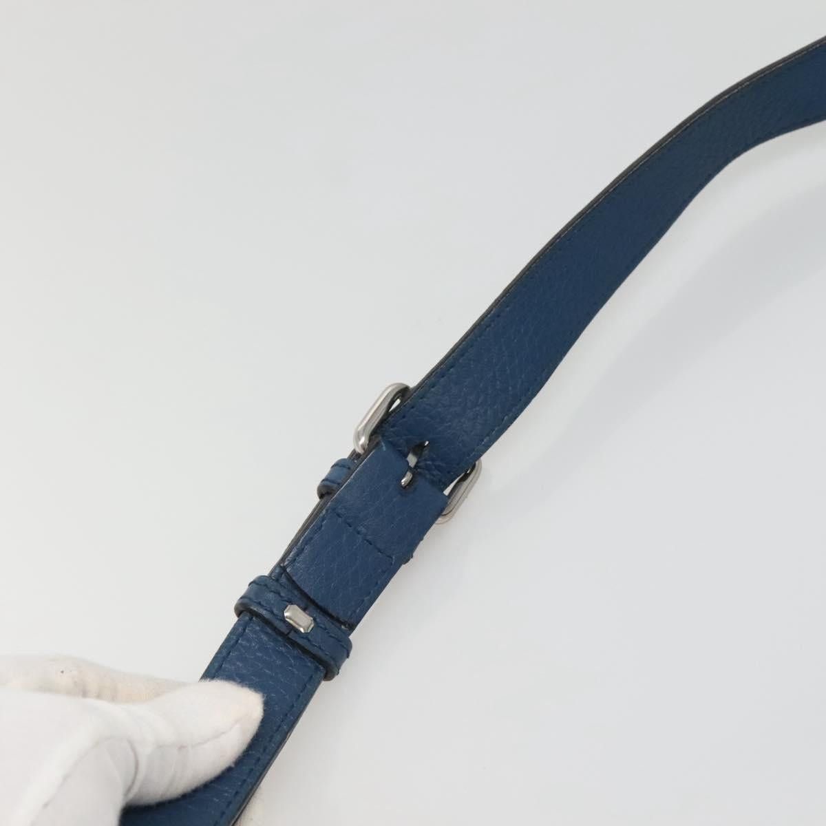 Gucci GUCCI Shoulder Bag Leather Blue Silver Size ONE SIZE - 8 Thumbnail