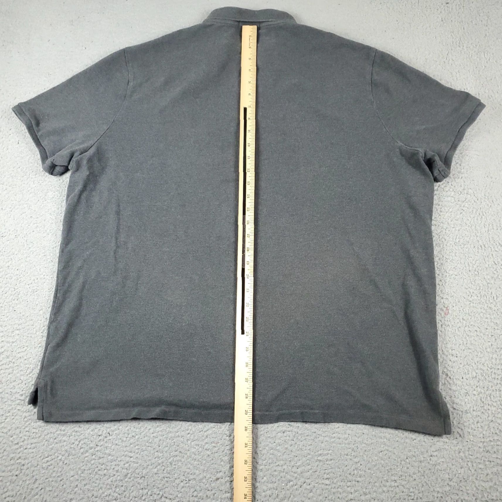 Ralph Lauren Ralph Lauren Polo Shirt Mens 2XL Gray Short Sleeve Cotton Button-Front Logo Classic Preppy American Mens Size US XXL / EU 58 / 5 - 5 Thumbnail