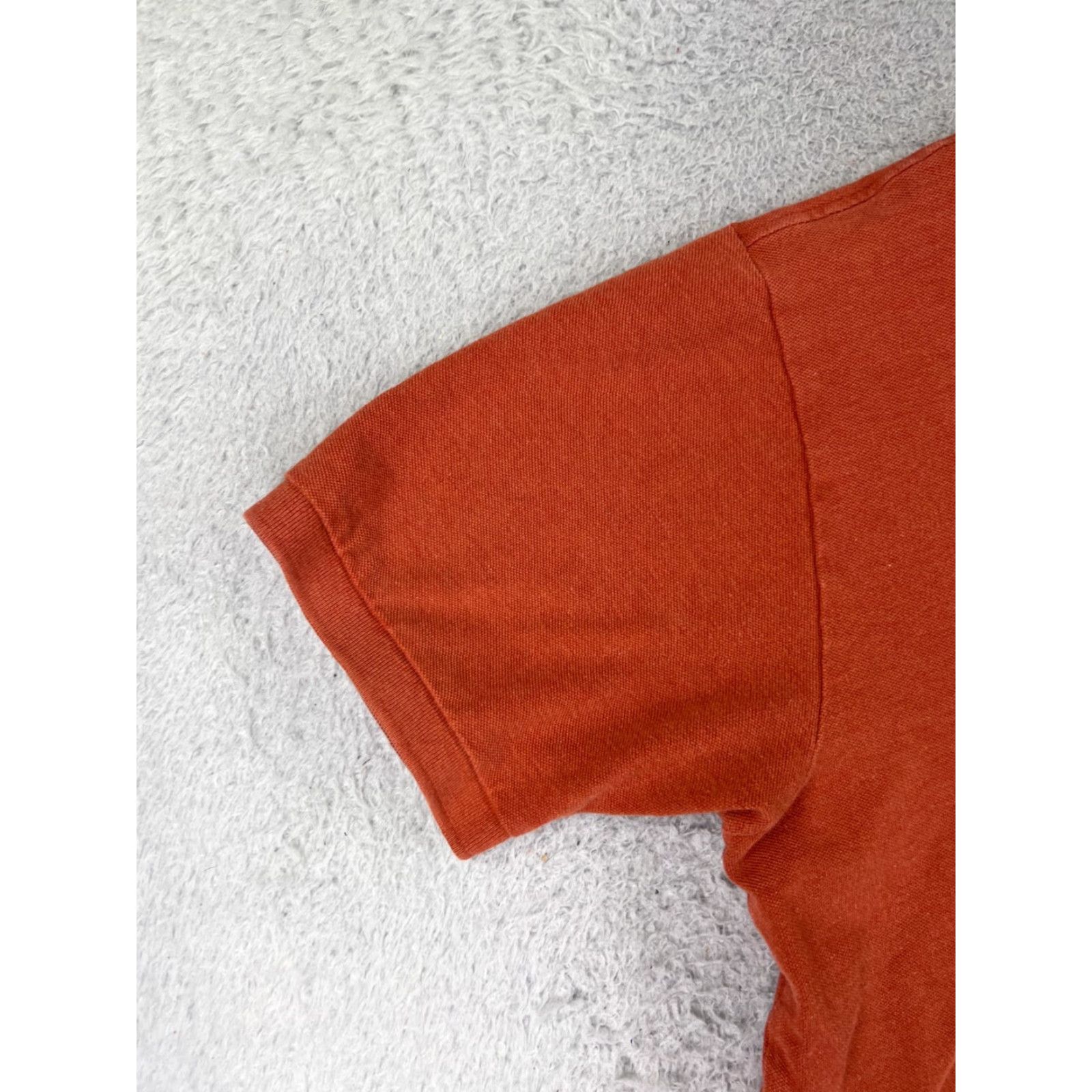 Nautica Nautica Polo Shirt Mens XL Orange 100% Cotton Knit Golf Shirt Outdoor Driving Slim Short Sleeve Mens Size US XL / EU 56 / 4 - 3 Thumbnail