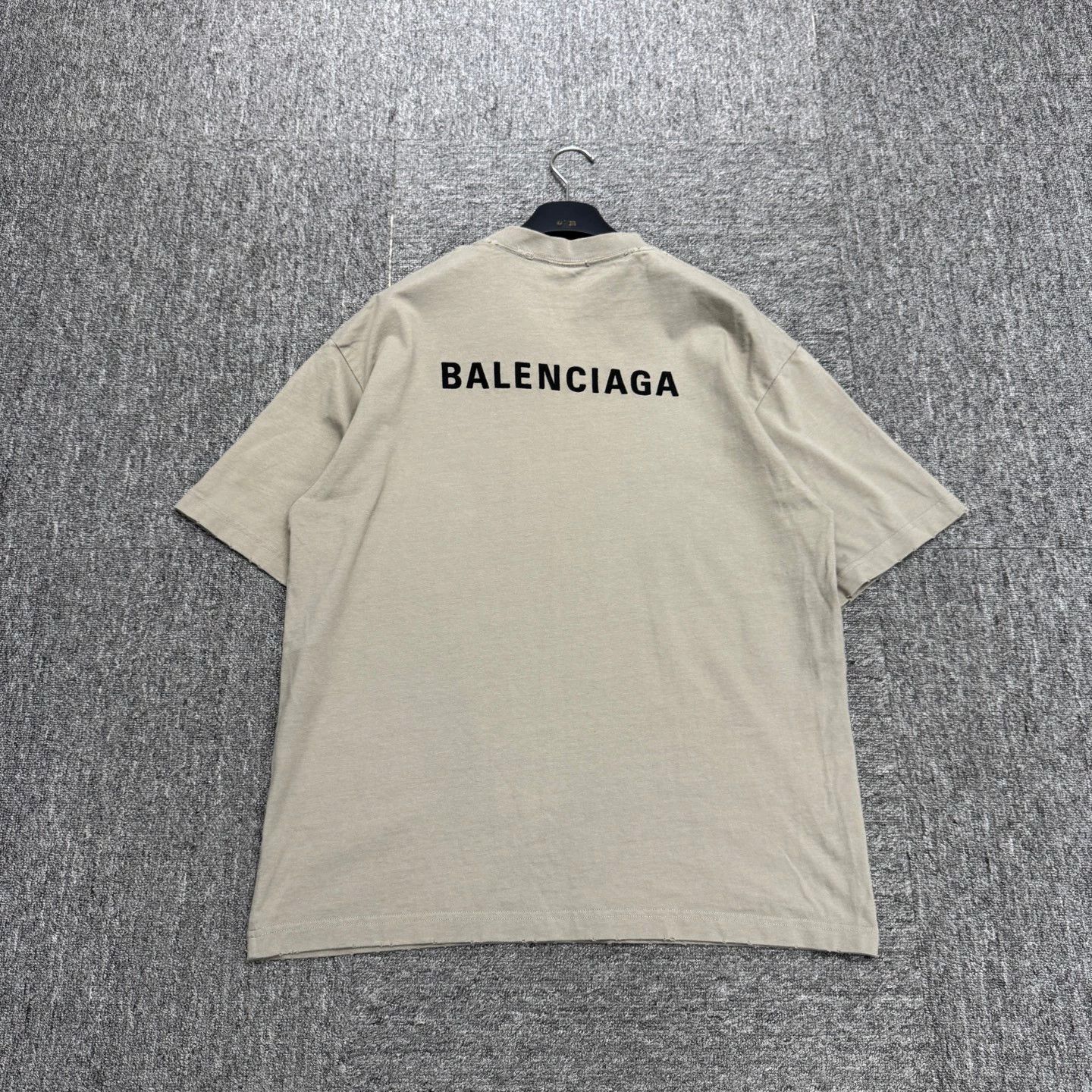 Balenciaga Balenciaga Embroidered Logo Short Sleeve Tee Size S Size US S / EU 44-46 / 1 - 5 Thumbnail