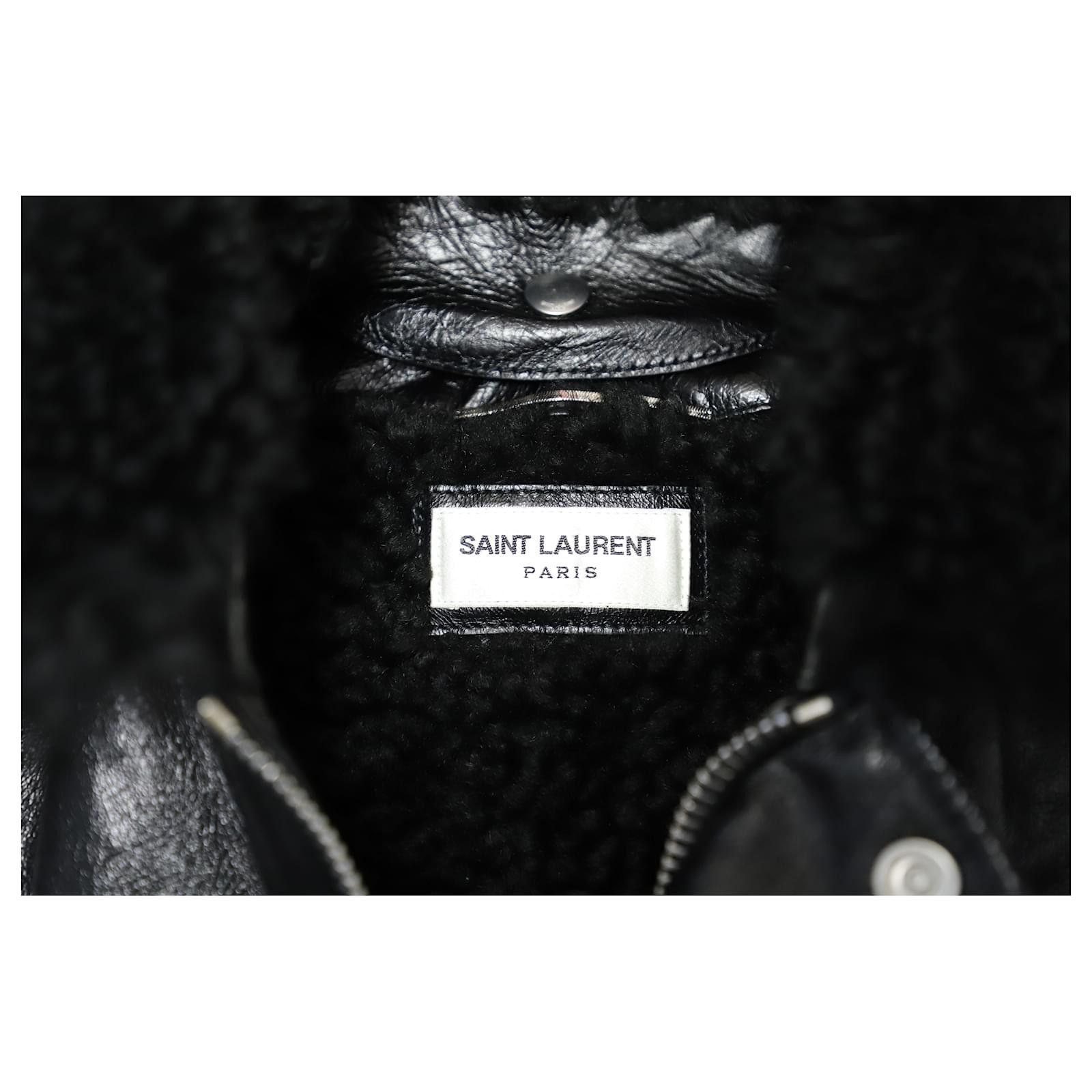 Saint Laurent Paris o1bcso1str0924 Bomber jacket in Black Size US S / EU 44-46 / 1 - 6 Thumbnail