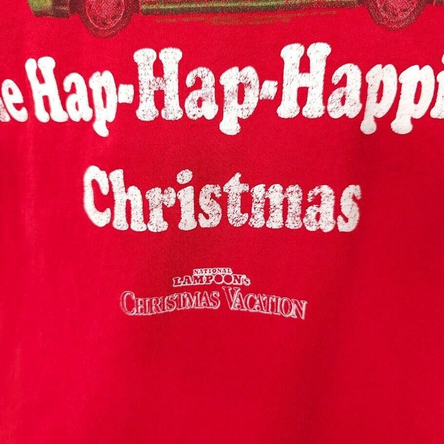 Fruit Of The Loom Christmas Vacation T Shirt Mens Size Small Red Size US S / EU 44-46 / 1 - 3 Thumbnail