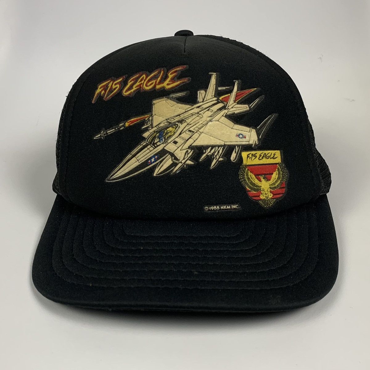 Other Vintage F-15 Eagle 1988 Trucker Hat Cap Black One Size Men’s Size ONE SIZE - 1 Thumbnail
