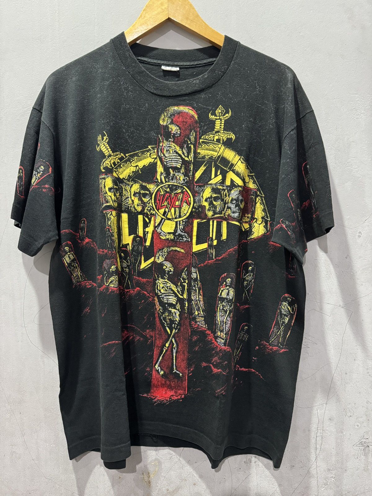 Slayer Vintage Slayer All Over Print Size US L / EU 52-54 / 3 - 1 Thumbnail