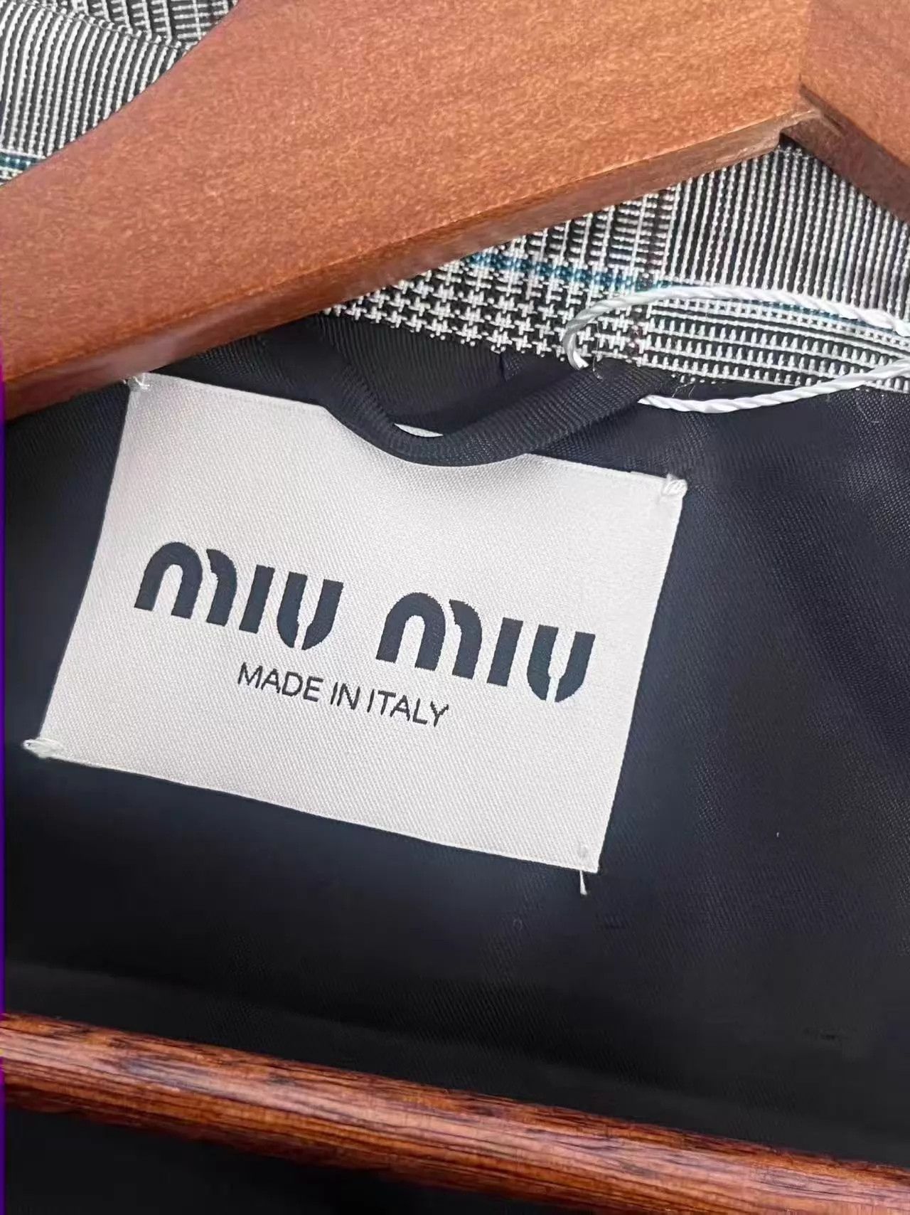 Miu Miu MIU MIU Check Letter Print Sleeveless Short Dress Size 38 Size XS / US 0-2 / IT 36-38 - 3 Thumbnail
