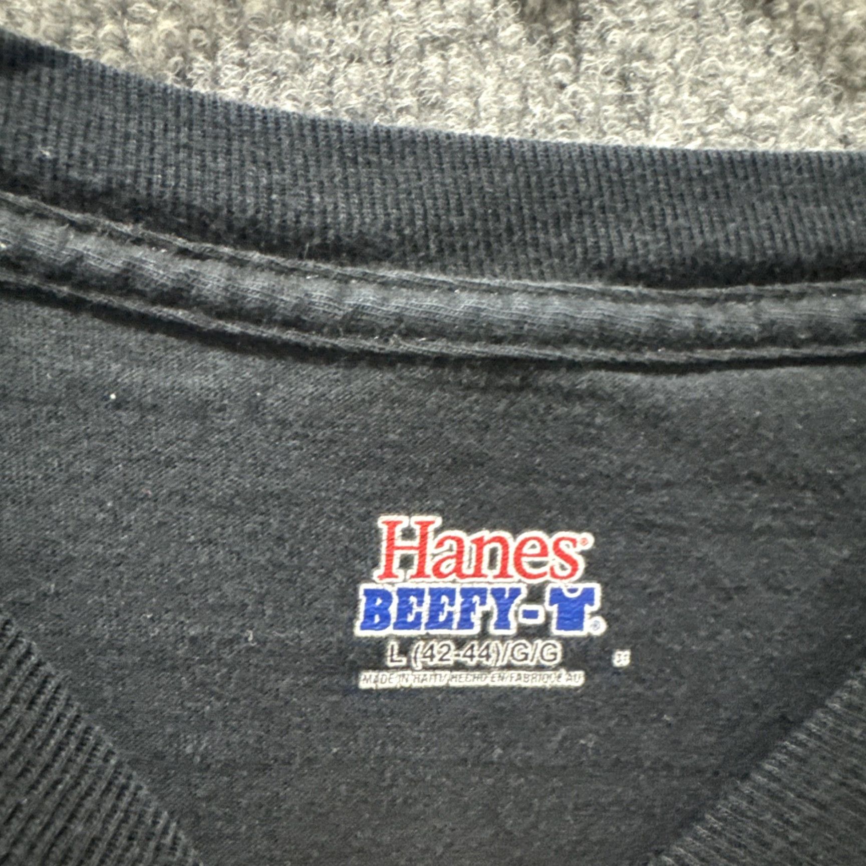 Hanes Know What The Hail Is Going On Hanes T-Shirt Black Short Sleeve L Mens Size Large Size US L / EU 52-54 / 3 - 4 Thumbnail