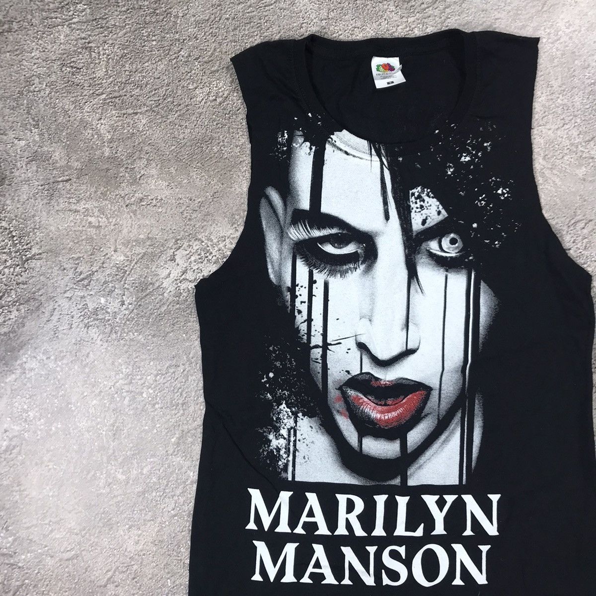 Vintage Vintage Y2K Marilyn Manson Band Tee Tank Top Grunge Baggy S Size US S / EU 44-46 / 1 - 2 Thumbnail