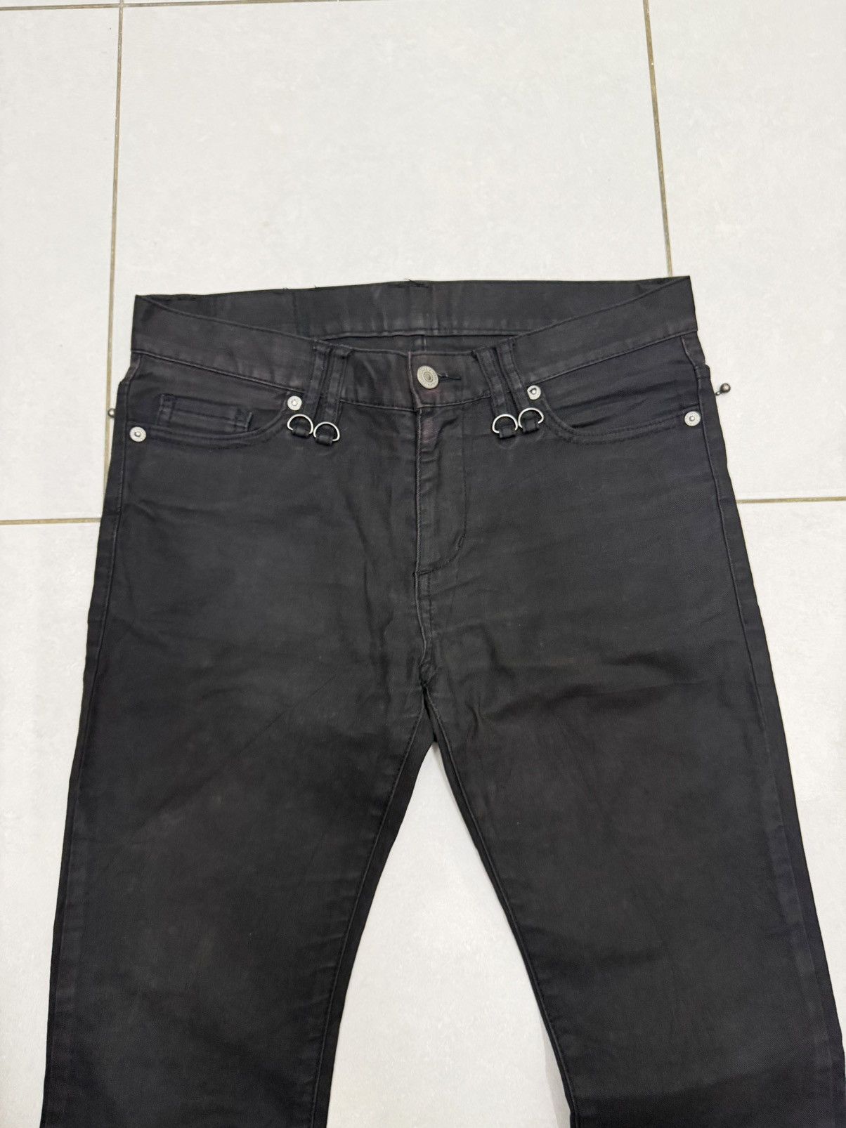 BUFFALO BOBS BUFFALO BOBS Denim Low Flare Jeans Choice Of Playboy Punks Size US 31 - 5 Thumbnail