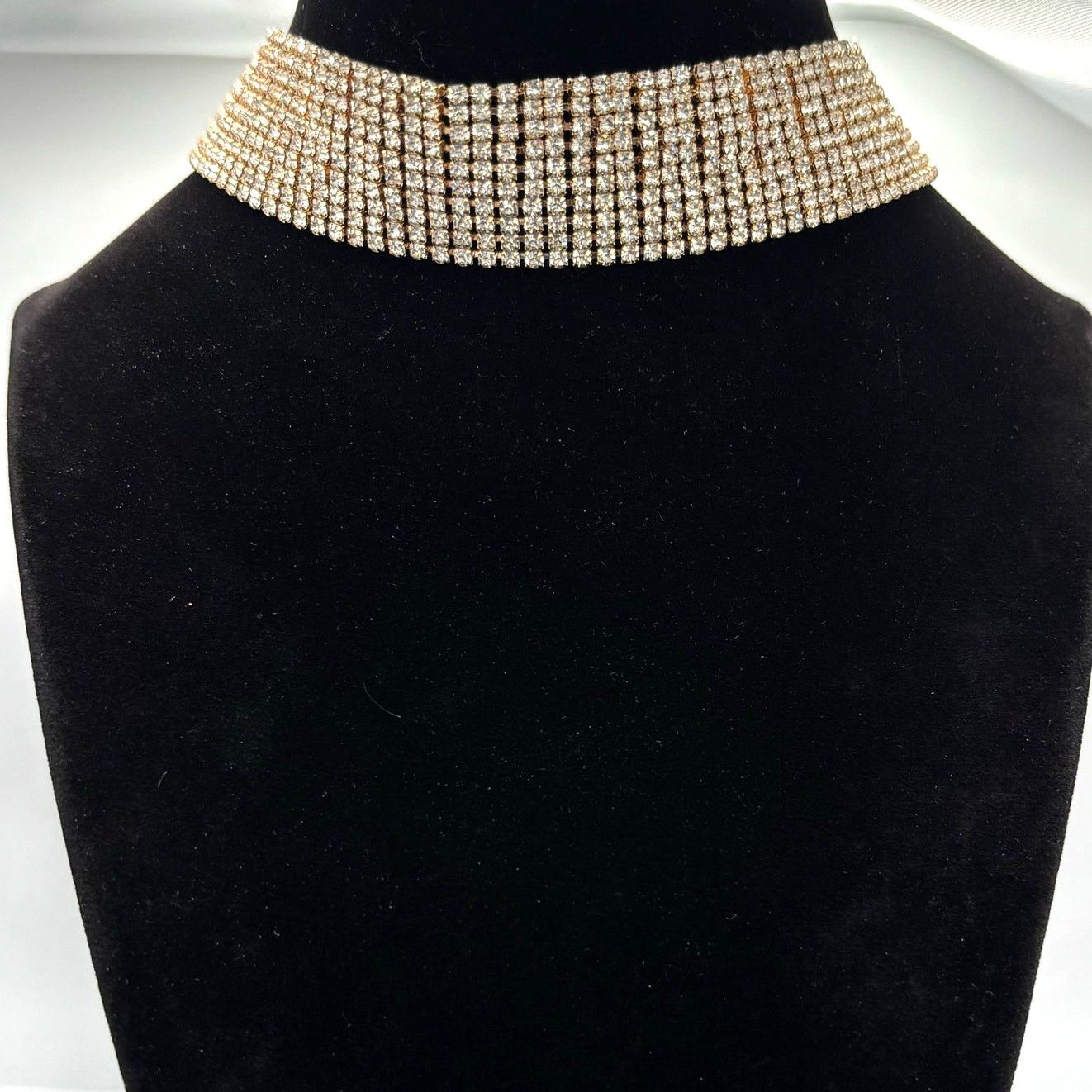 Other Stunning Gold Crystal Choker Size ONE SIZE - 1 Thumbnail