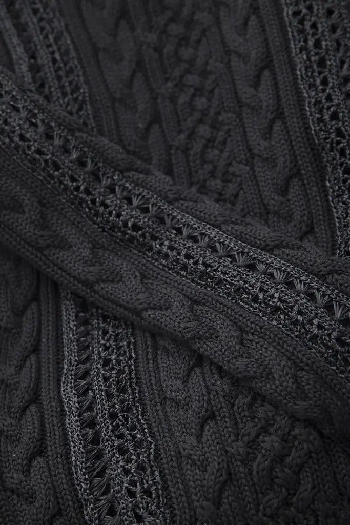 Valentino Crochet trim cotton sweater Size XS / US 0-2 / IT 36-38 - 5 Thumbnail