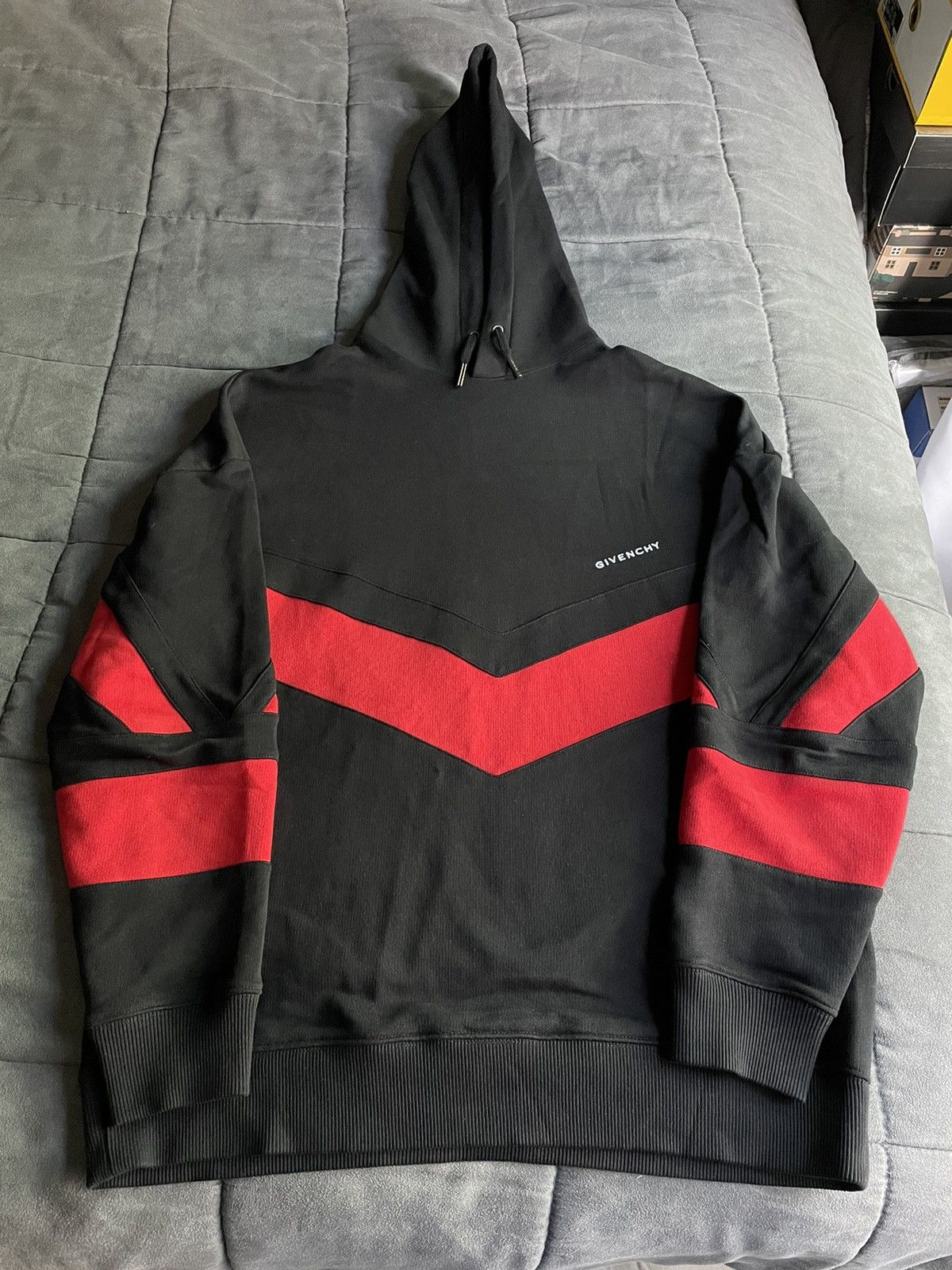 Givenchy hoodie black red clearance