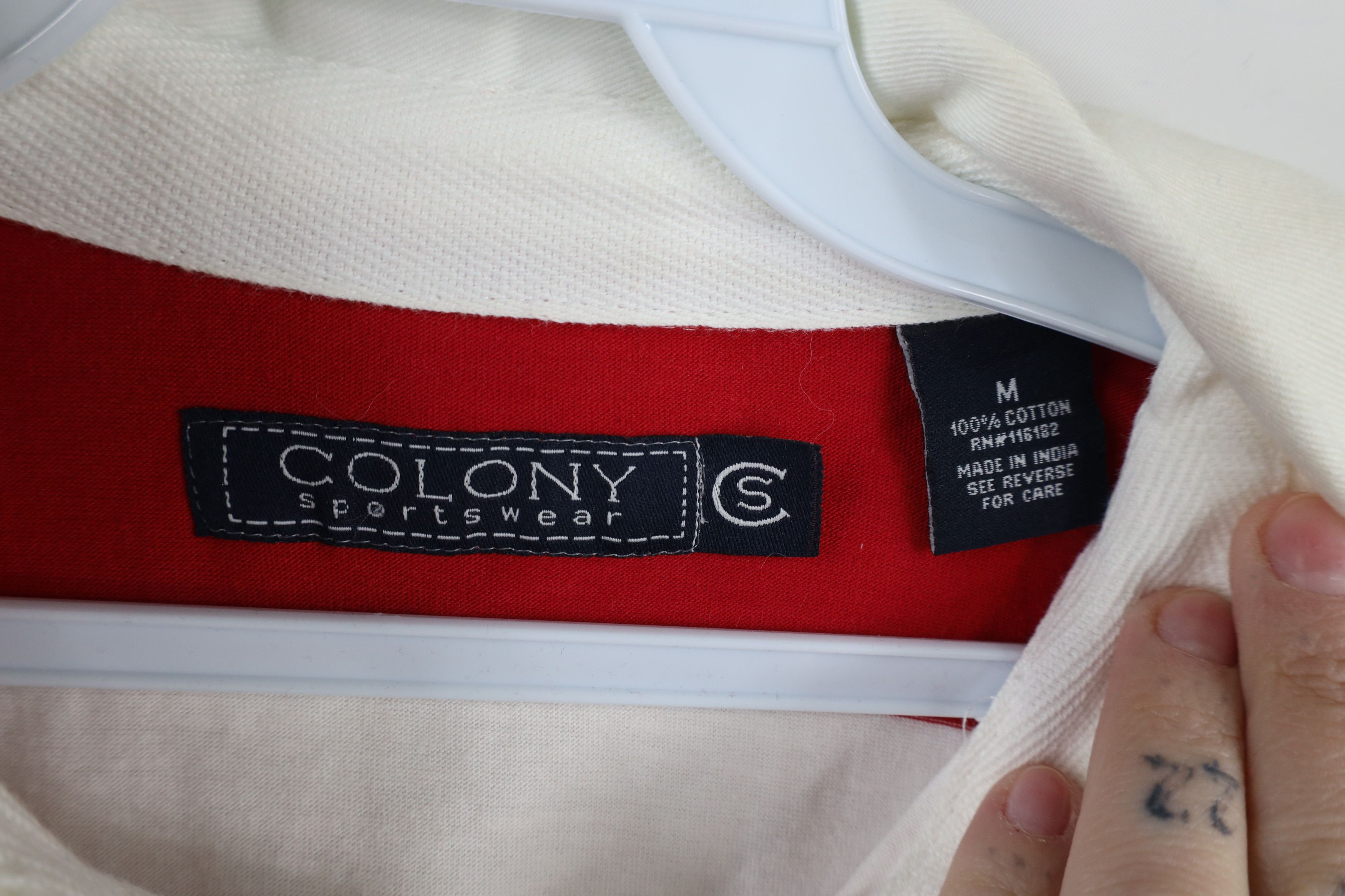 Vintage Deadstock Vintage 90s Spell Ohio State University Rugby Polo Size US M / EU 48-50 / 2 - 7 Thumbnail