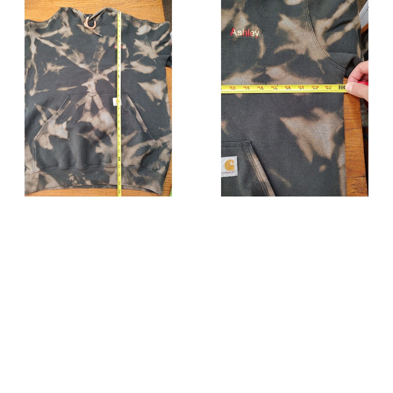 Carhartt Carhartt Hoodie Unisex Adults M Black Tie Dye 90s College Outdoor Pullover Sweatshirt Knit Cotton Blend Size US M / EU 48-50 / 2 - 9 Thumbnail