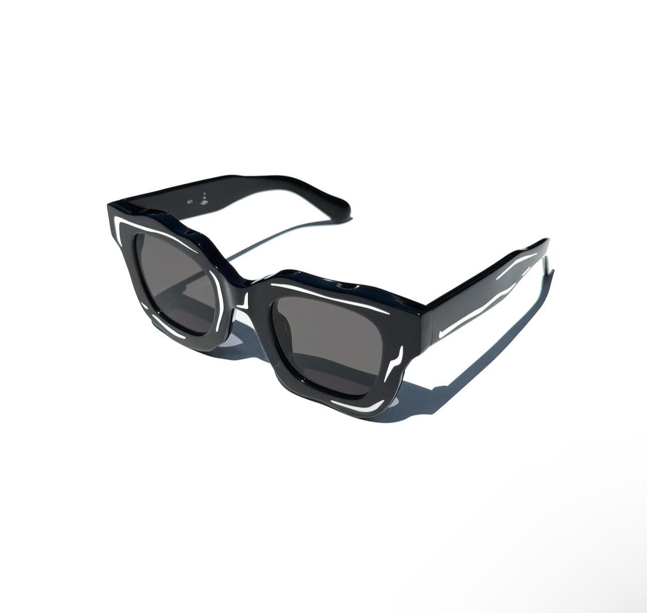 Joshua Vides Reality to idea x Joshua vides sunglasses squiggle 