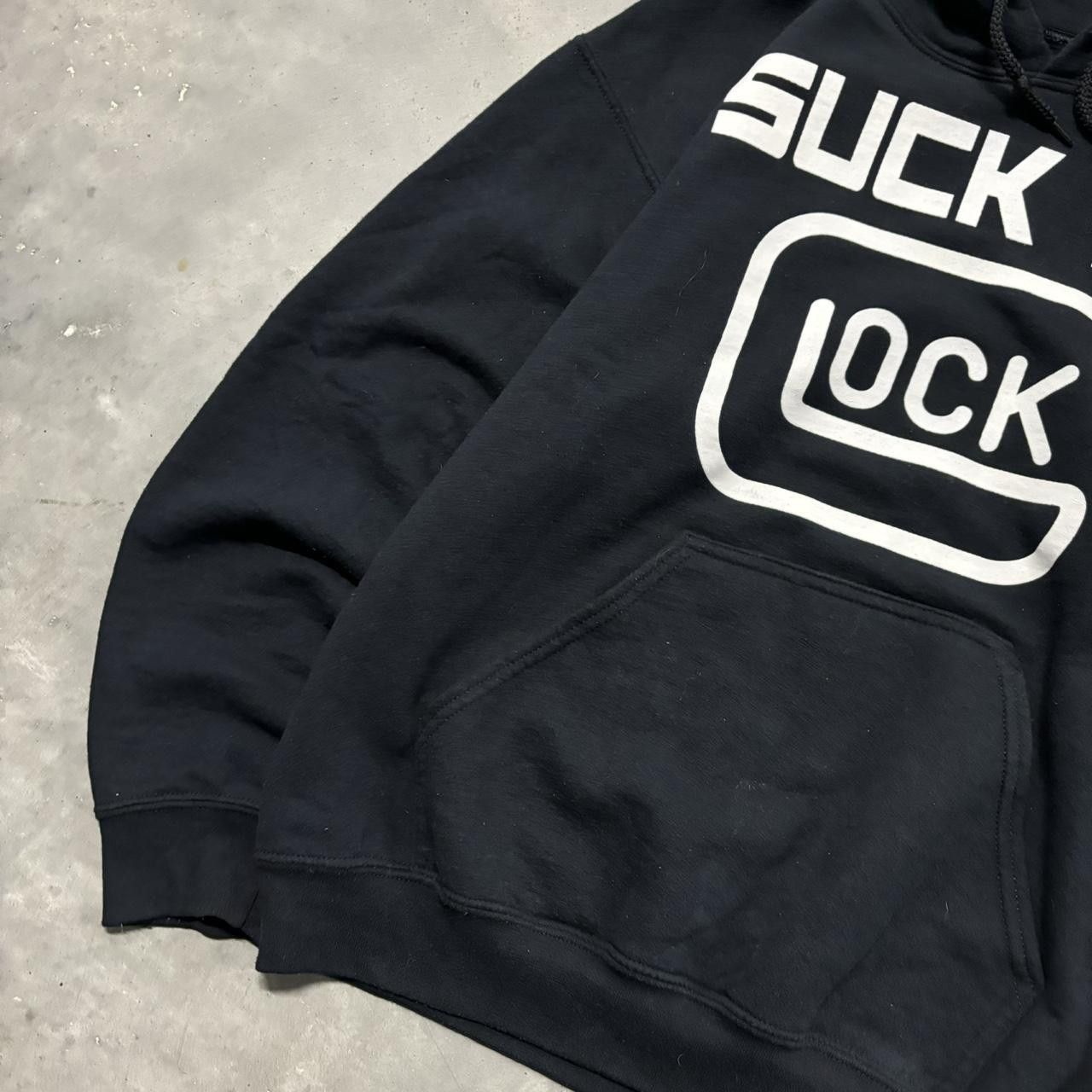 Japanese Brand × Vintage Vintage Y2K Suck My Glock Funny Opium Streetwear Hoodie! Size ONE SIZE - 4 Thumbnail