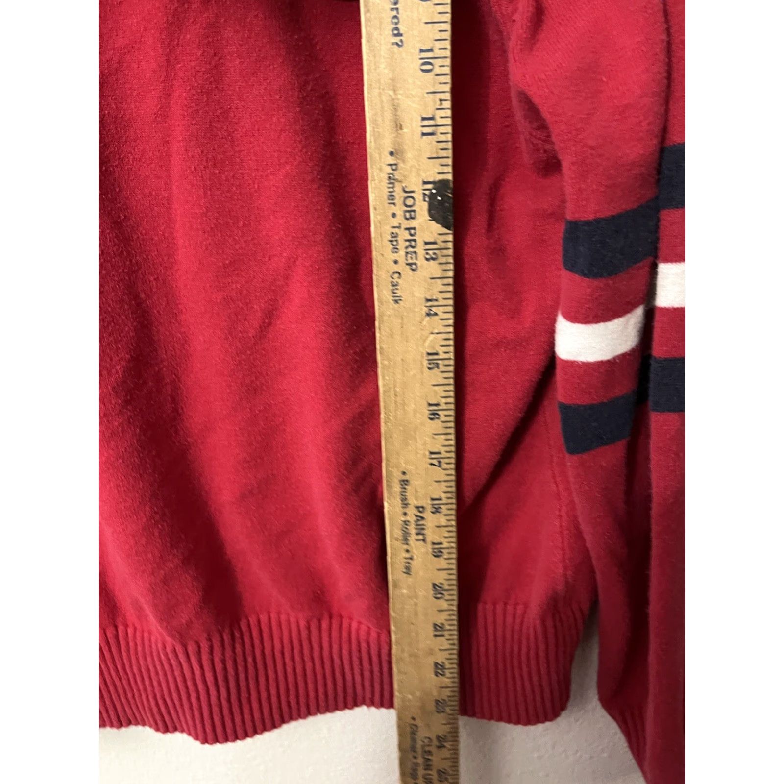 Vintage US Polo Assn. Womens Plus 2X Red Hoodie Activewear 1/4 Zip Pullover Size XXL / US 16-18 / IT 52-54 - 4 Thumbnail