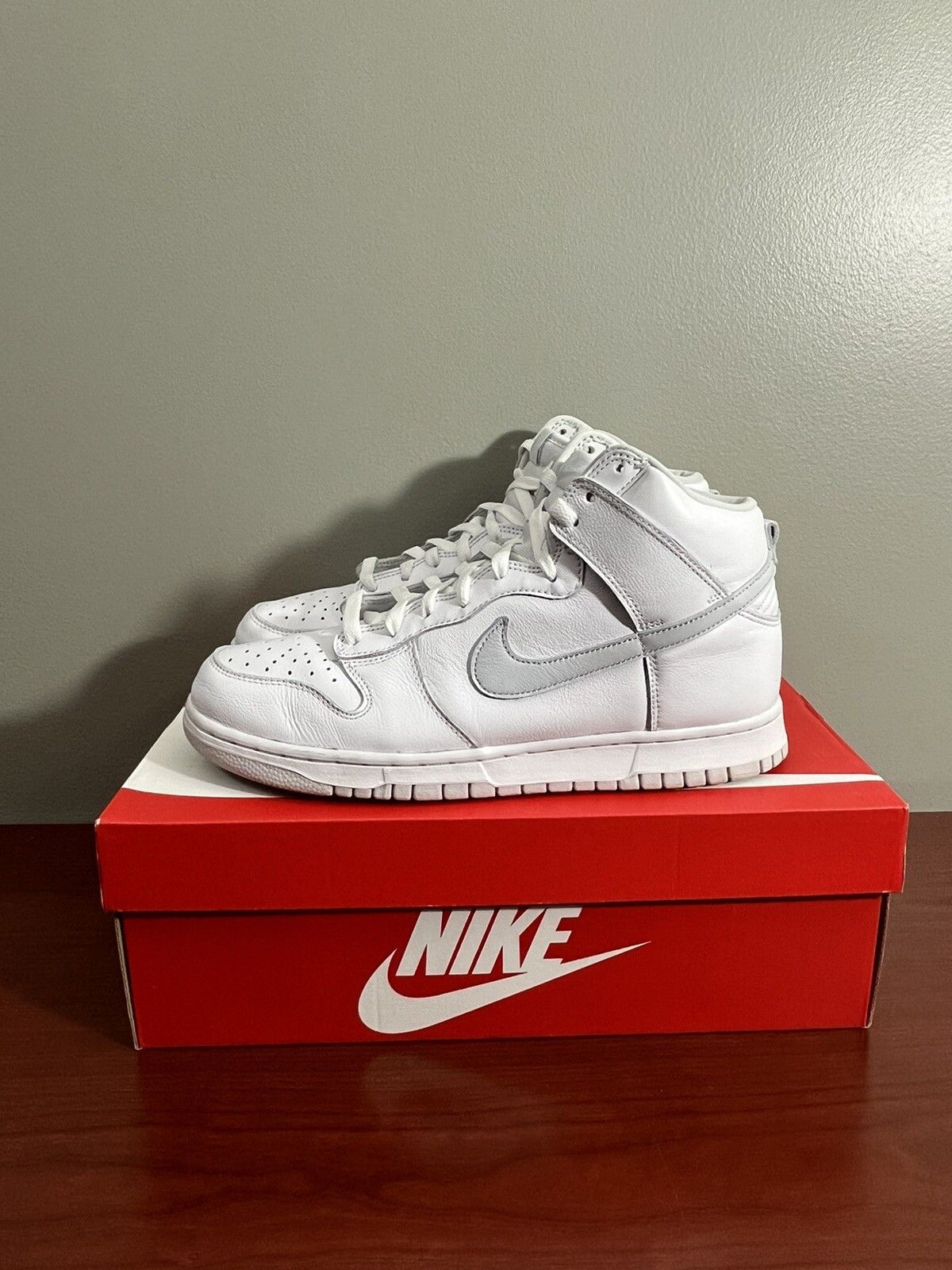 Nike Nike Dunk High SP Pure Platinum White Mens Size 10 Size US 10 / EU 43 - 8 Thumbnail