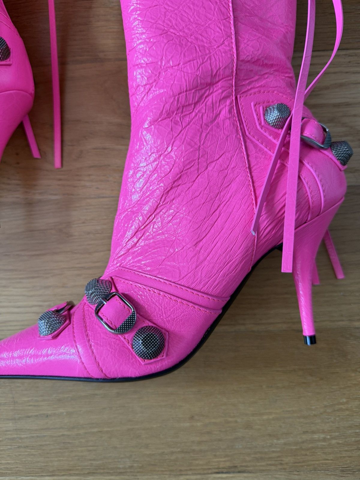 Balenciaga Balenciaga Cagole Boots - Hot Pink Size US 8.5 / IT 38.5 - 4 Thumbnail