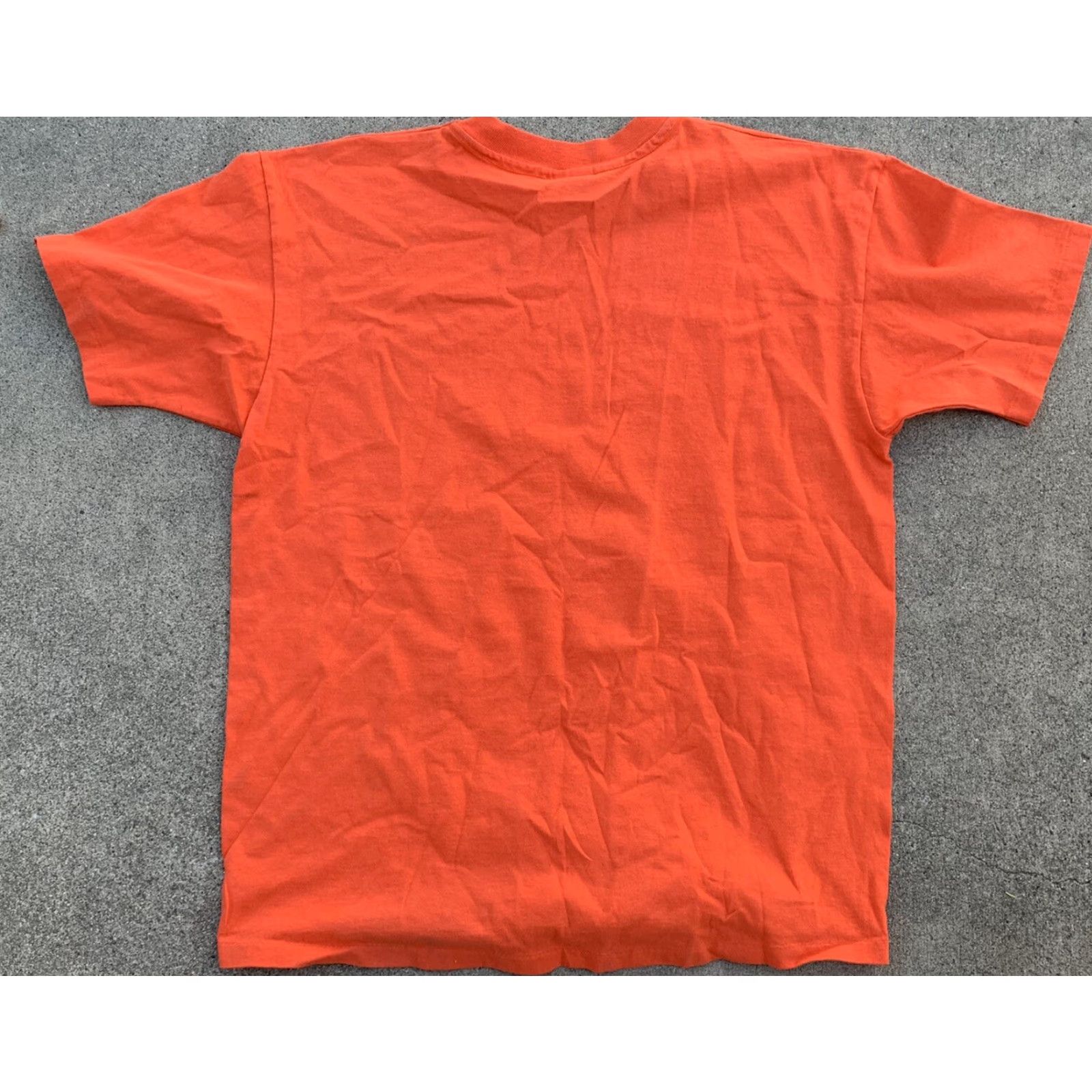 Anvil VINTAGE Grain and Commodity University T-Shirt Short Sleeve Crew Neck XL Orange Anvil Cotton Jersey Graphic Print Mens Size US XL / EU 56 / 4 - 7 Thumbnail