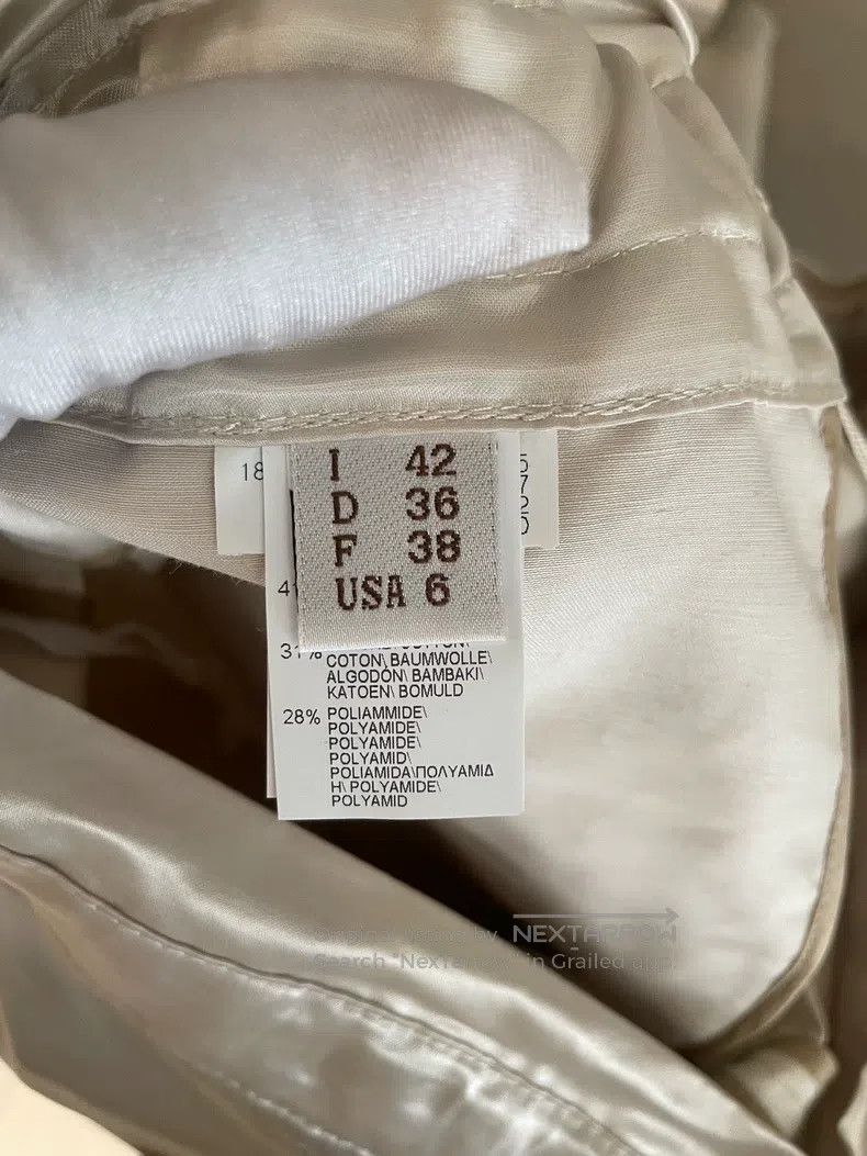 Brunello Cucinelli Brunello Cucinelli Off White Linen Cotton Trousers Size 27" / US 4 / IT 40 - 6 Thumbnail