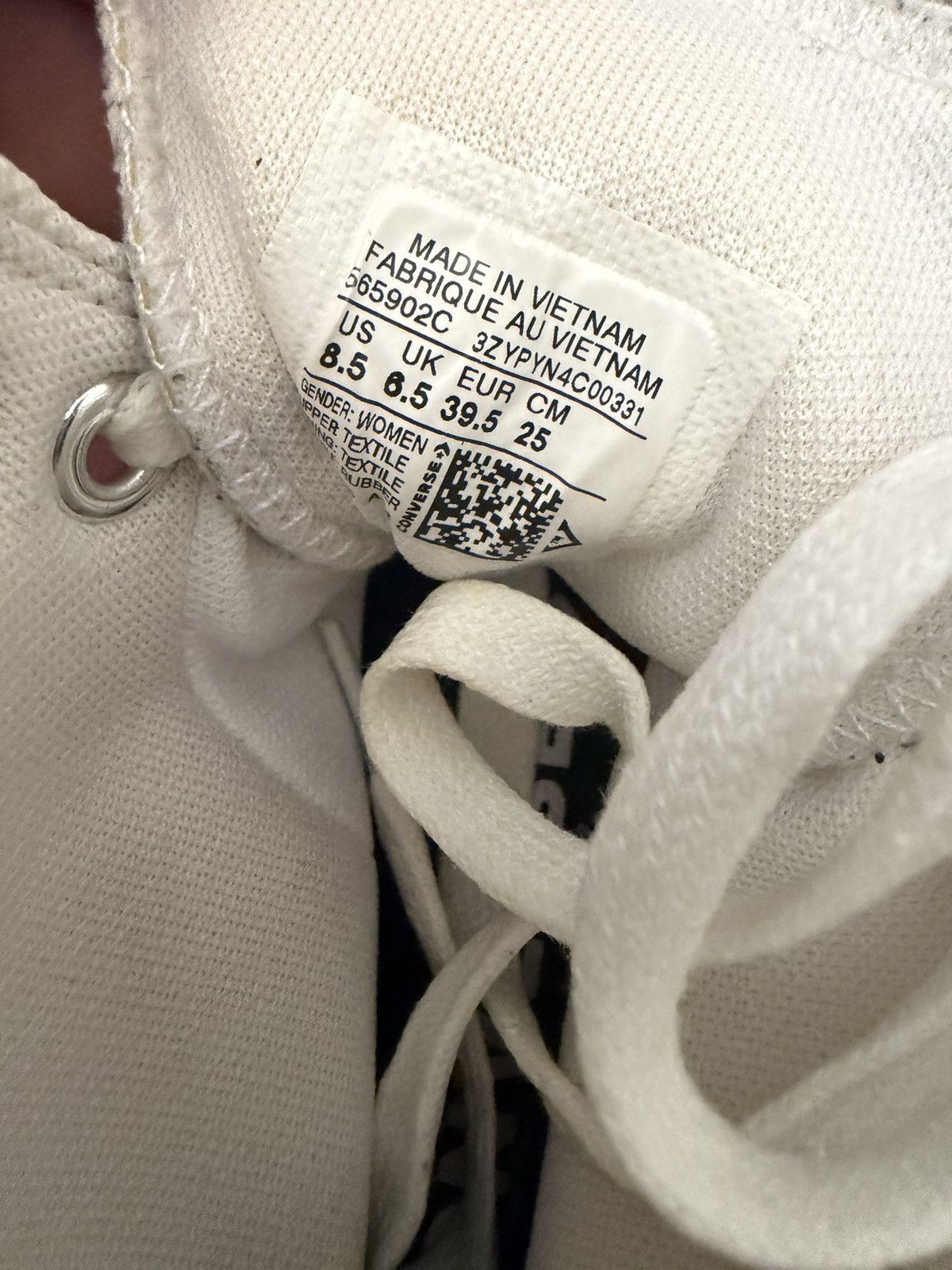 Converse Converse Chuck Taylor All Star Lift Lug Hi (White) Size US 8.5 / IT 38.5 - 6 Thumbnail
