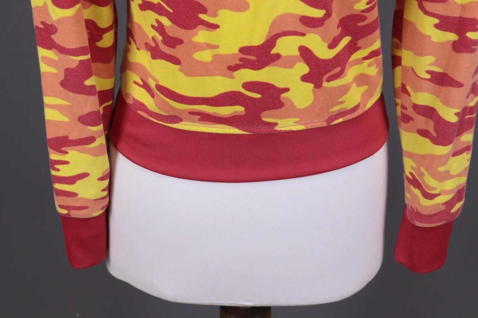 Von Dutch Von Dutch Orange Camouflage Jumper Cropped Sweater Size M Size M / US 6-8 / IT 42-44 - 12 Thumbnail