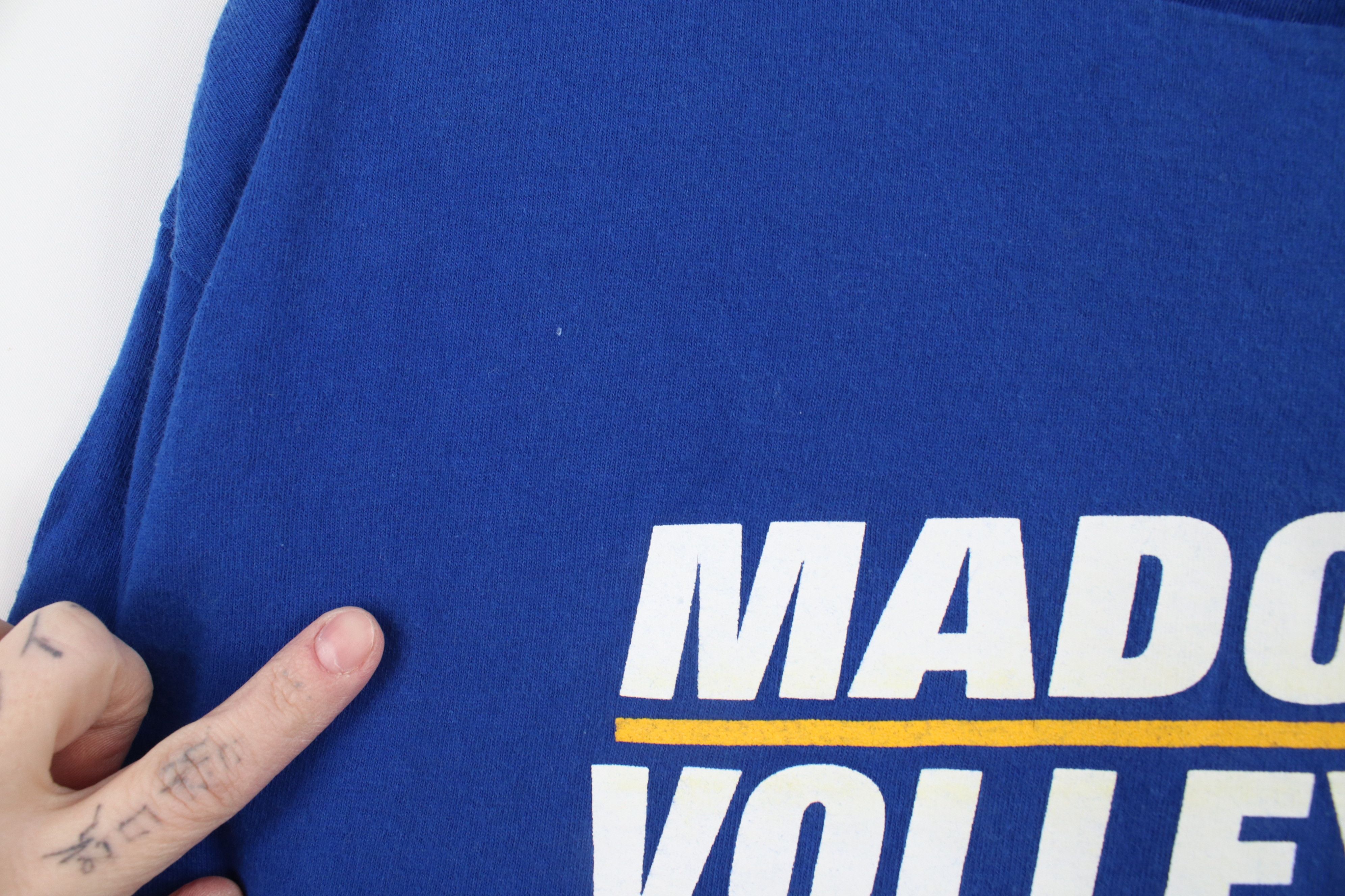 Adidas × Vintage Vintage Adidas Spell Madonna University Volleyball T-Shirt Size US L / EU 52-54 / 3 - 5 Thumbnail