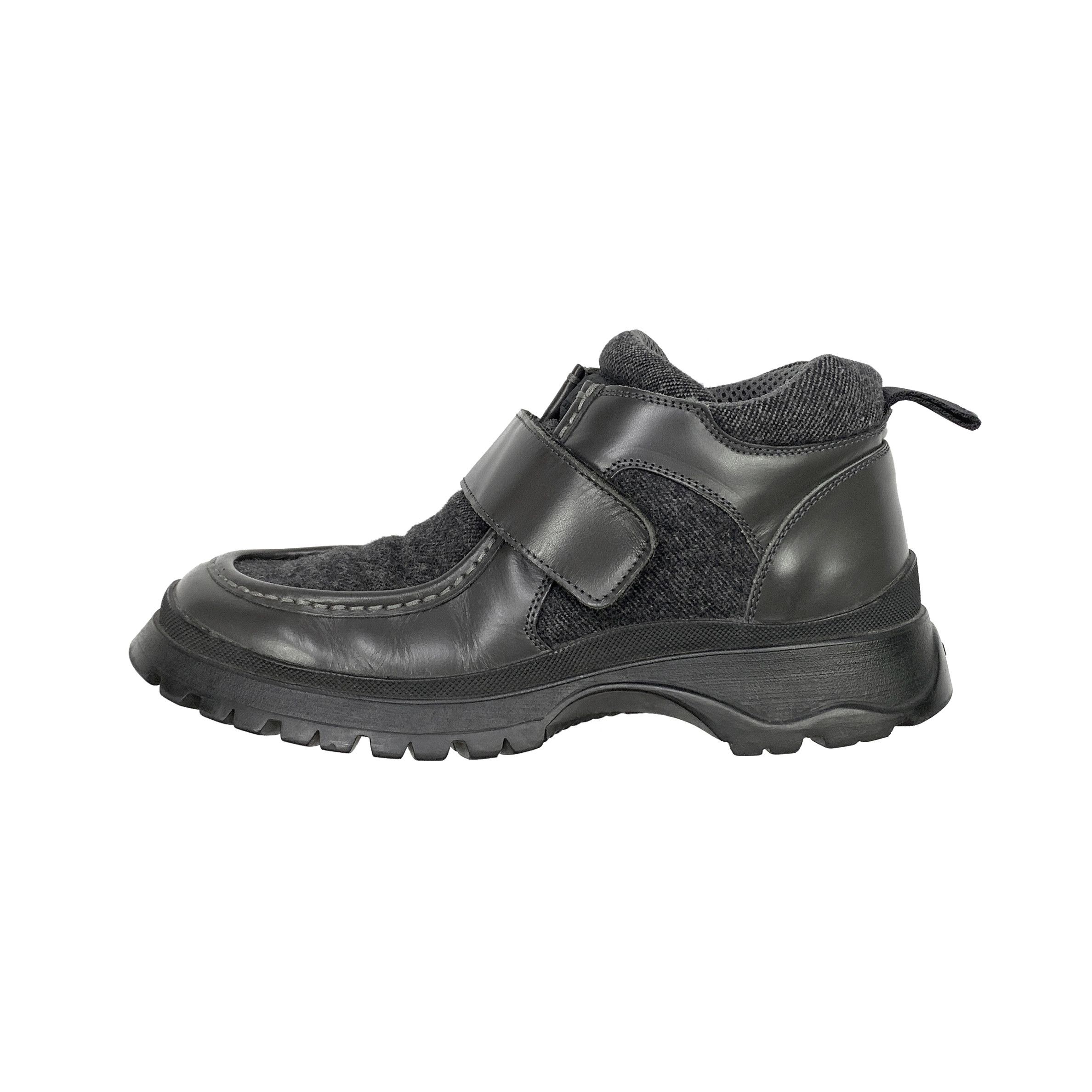 Prada Vtg Velcro Strap Trekking Boots Size US 9 / IT 39 - 2 Thumbnail