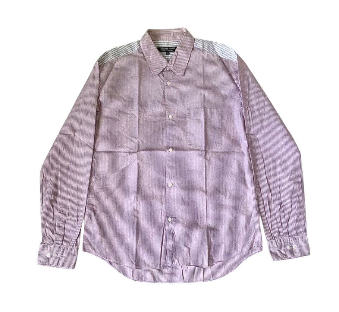 Comme des Garcons Cdg homme deux multi pattern striped button up Size US M / EU 48-50 / 2 - 1 Thumbnail