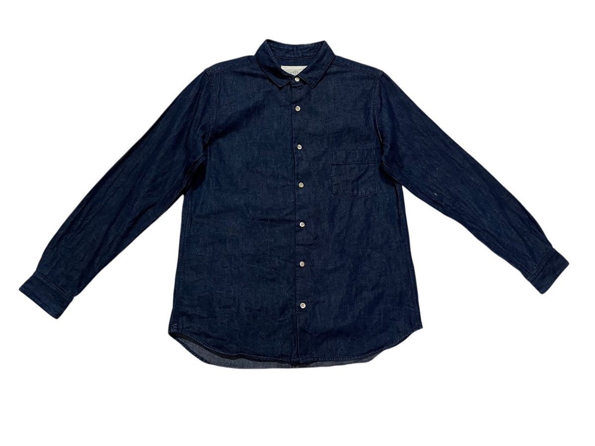 CONFECT × Designer × Japanese Brand BEAMS JAPANESE BRAND DENIM LONG SLEEVES SHIRT Size US M / EU 48-50 / 2 - 1 Thumbnail