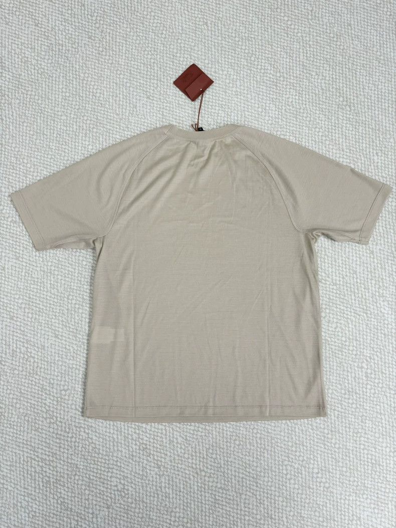 Loro Piana LORO PIANA Wool T-shirt Size M / US 6-8 / IT 42-44 - 2 Thumbnail