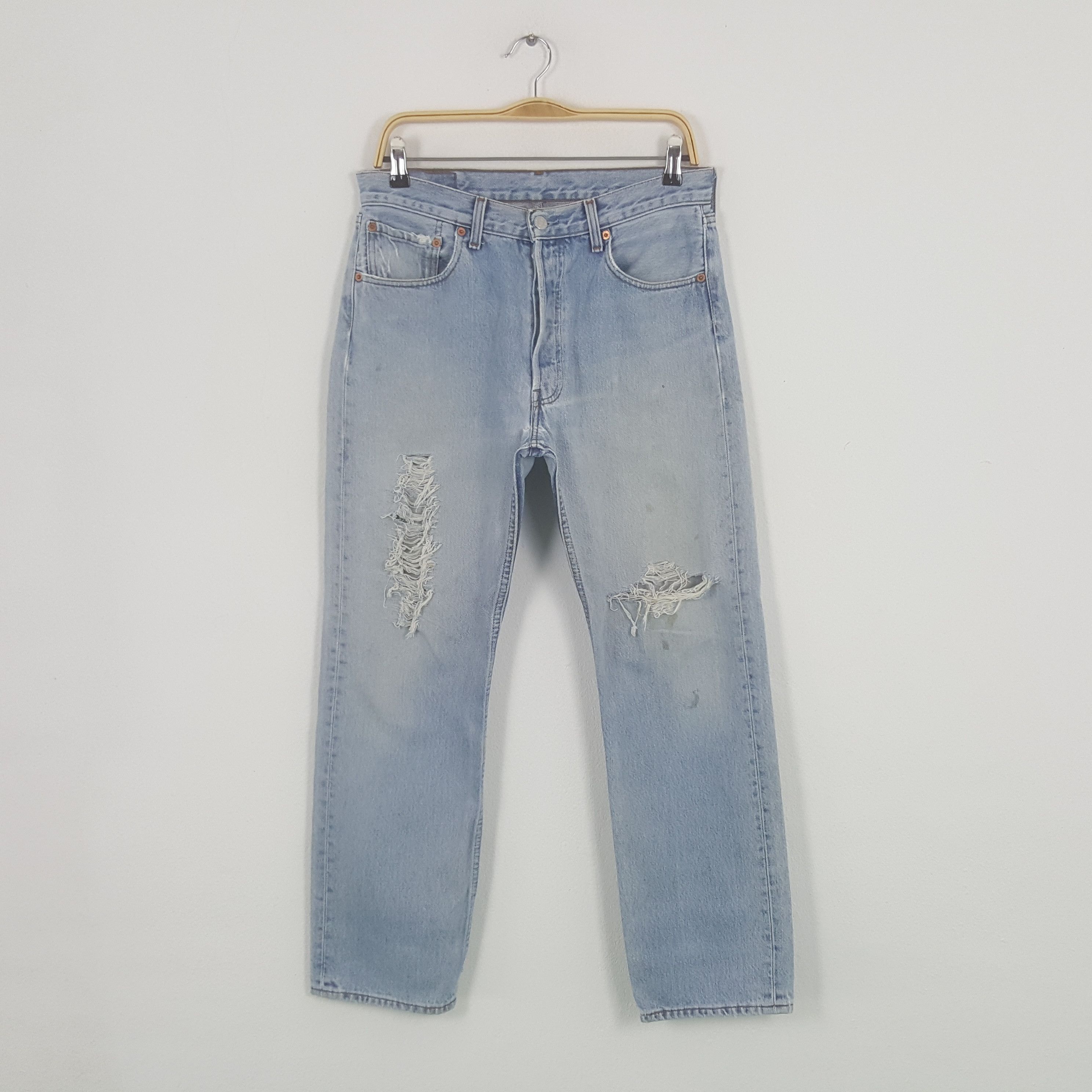 Levi's Vintage Levi's American Distressed Style Denim Jeans Size US 30 / EU 46 - 1 Thumbnail