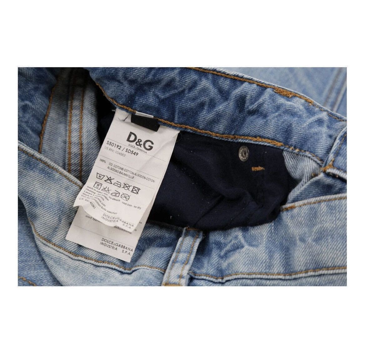Dolce & Gabbana Dolce & Gabbana Denim Shorts - 32W UK 10 Blue Cotton Size 32" / US 10 / IT 46 - 5 Thumbnail