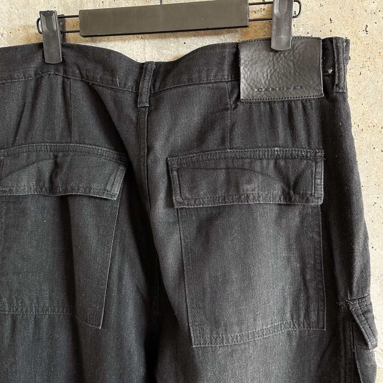 Rick Owens Japanese Selvedge Denim Geth Cargo Pants Size US 32 / EU 48 - 5 Thumbnail