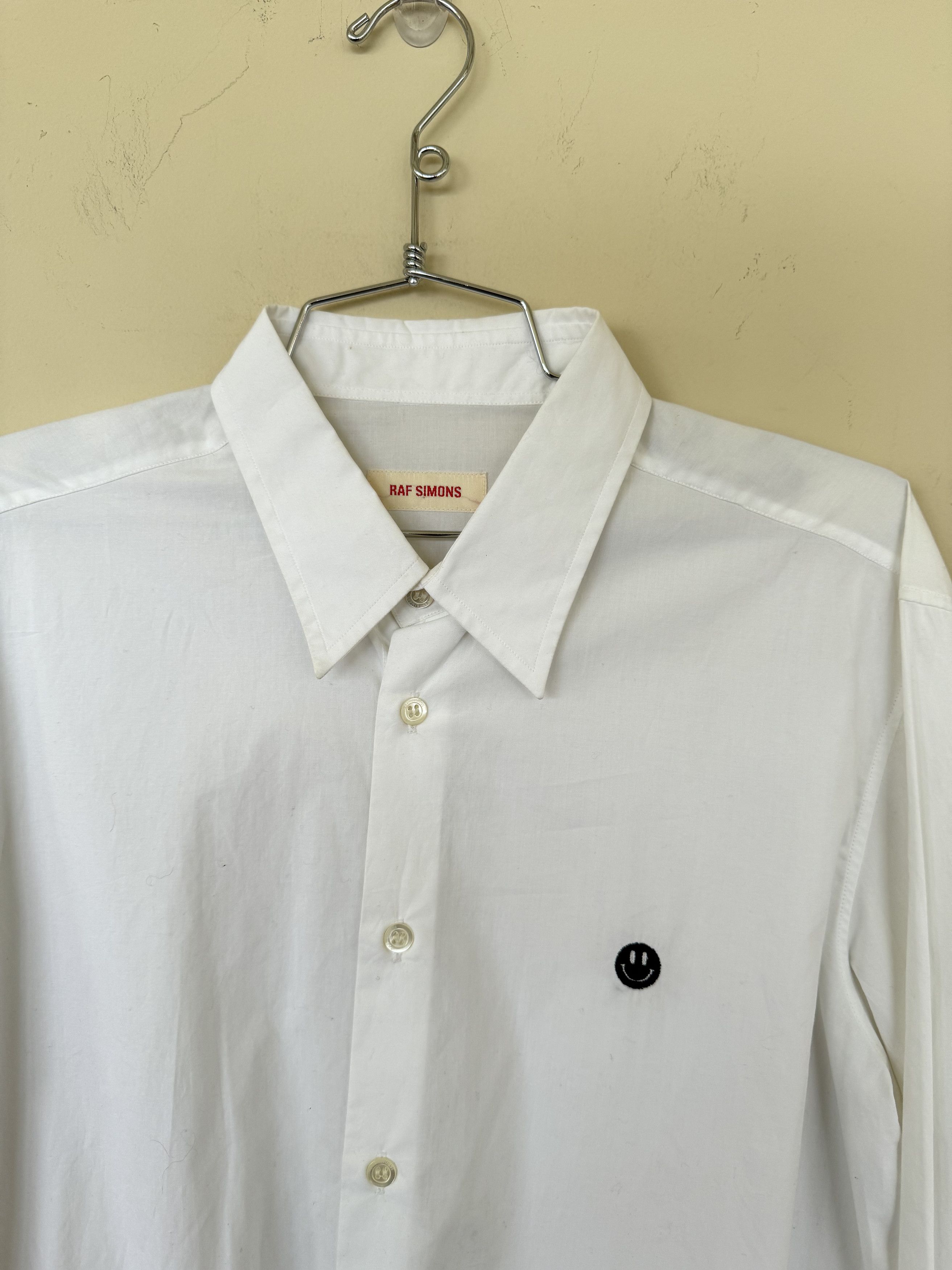 Raf Simons Raf Simons Button Up Smiley Shirt Size US L / EU 52-54 / 3 - 3 Thumbnail