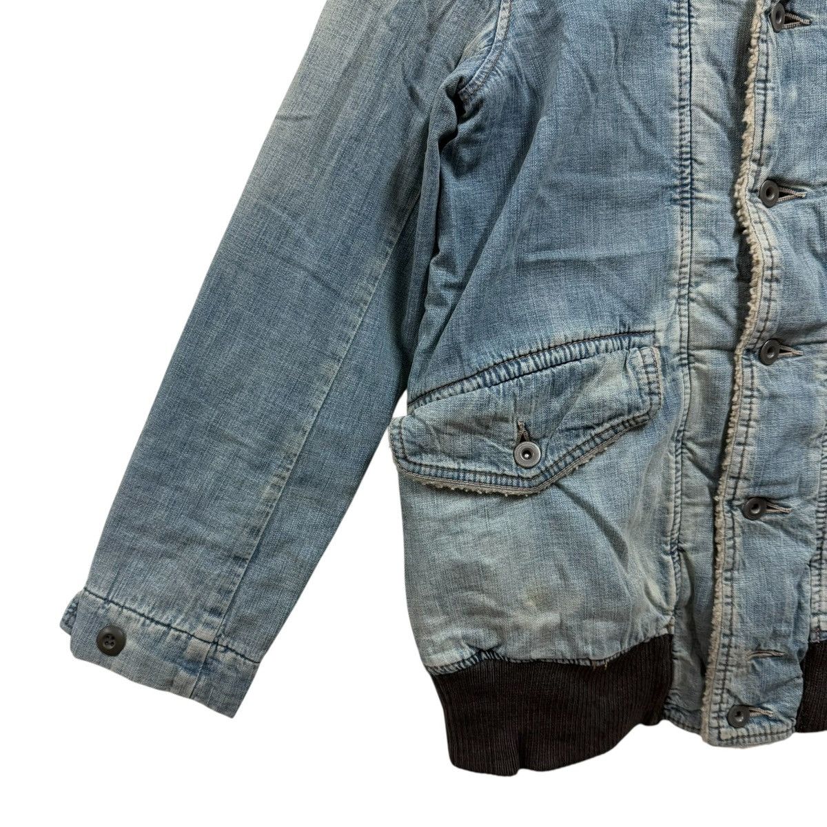 Hysteric Glamour RNA Denim Jacket Shearling Japanese Brand Size US M / EU 48-50 / 2 - 5 Thumbnail