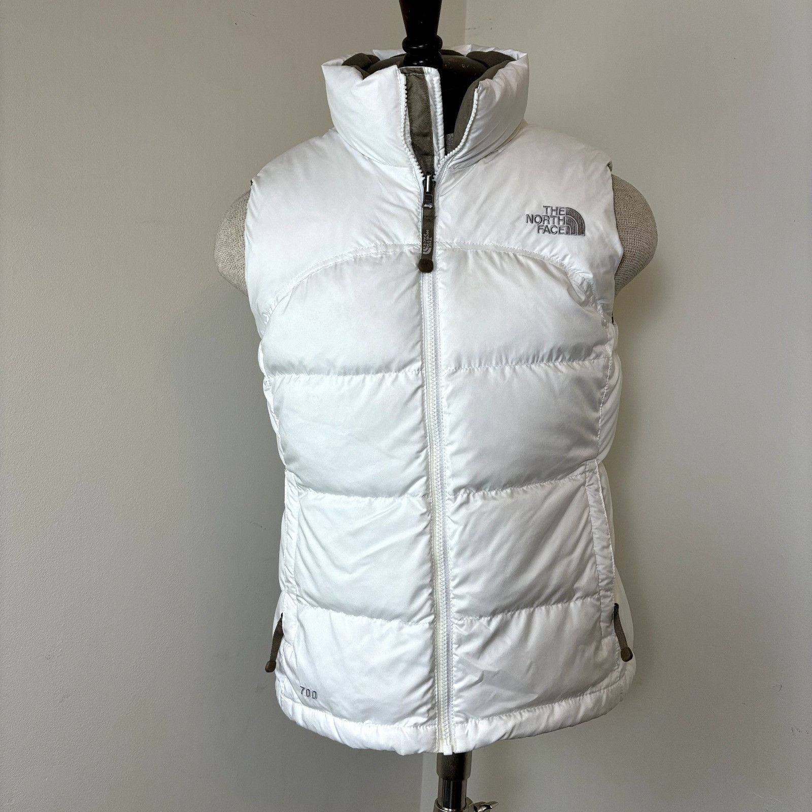 The North Face The North Face 700 Women's Size S/P Goose Down White Full Zi Size XXS / US 00 / IT 34 - 2 Thumbnail