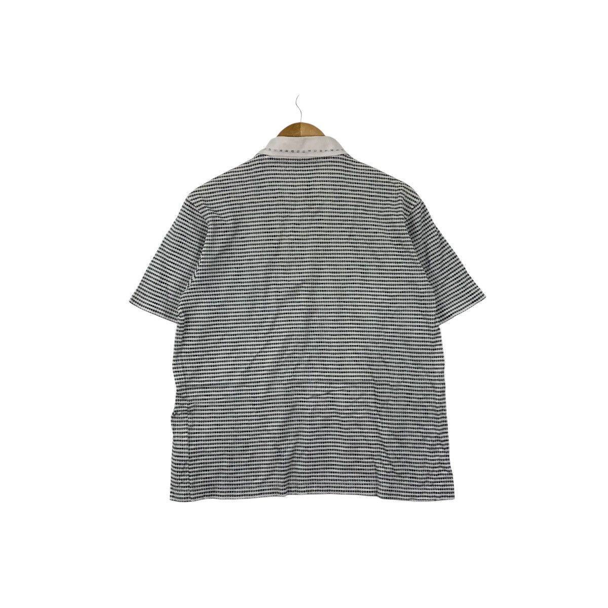 Other RAIKA STYLE Design Black White Micro Stripe Polo Tee Shirt Size US M / EU 48-50 / 2 - 7 Thumbnail