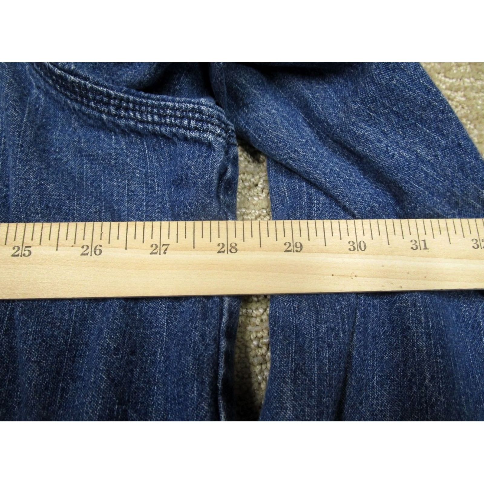 Walls Walls Denim Shirt Men 2XL Blue Pearl Snap Western Light Wash Jeans Style Casual Workwear Shirt Size US XXL / EU 58 / 5 - 5 Thumbnail