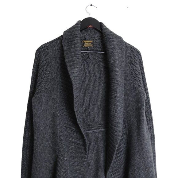Burton Burton Women's Adele Acrylic Wool Thick Knitted Cardigan Size S / US 4 / IT 40 - 2 Thumbnail