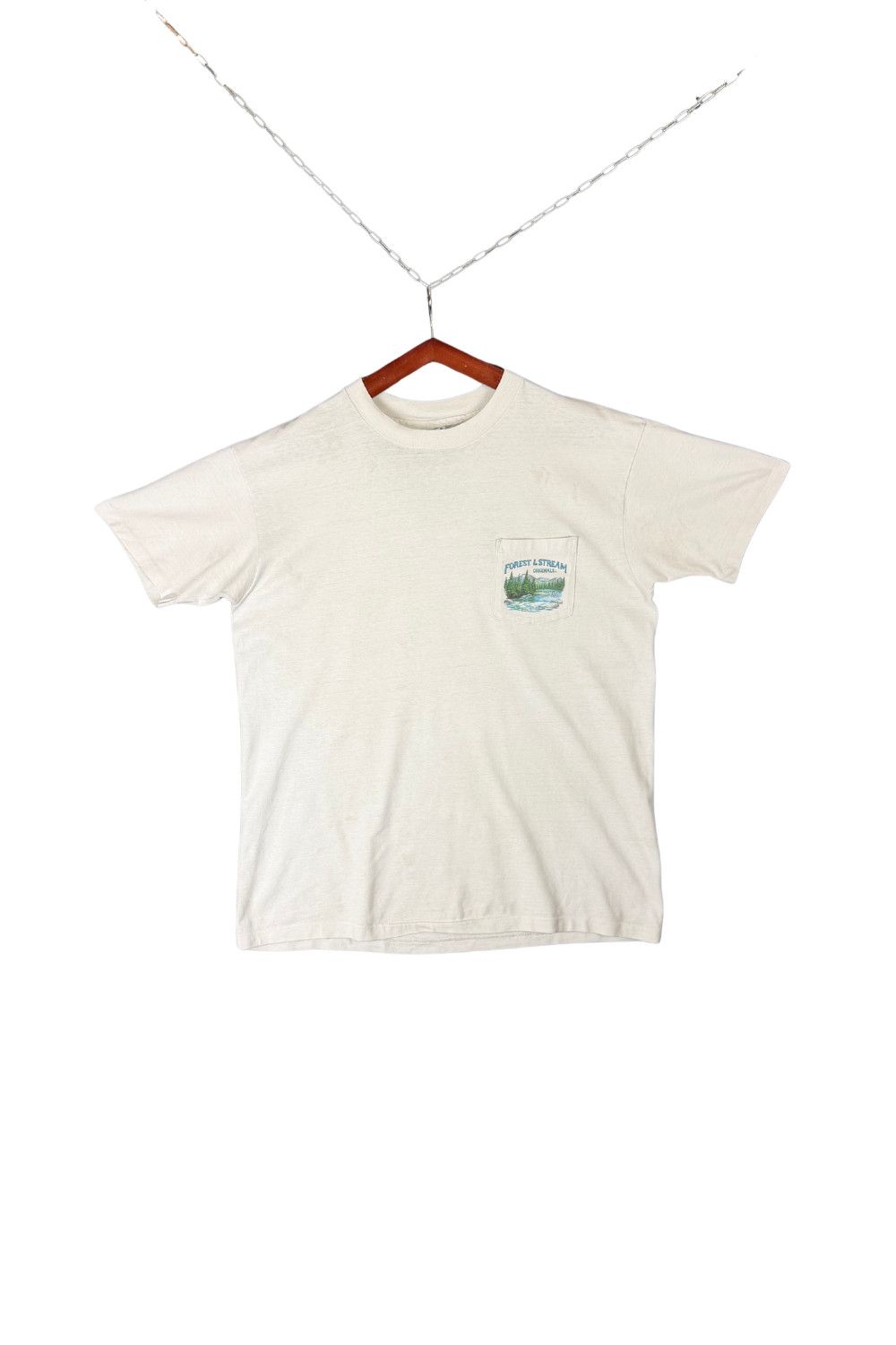 1990 Forest & Stream Pheasant Hunting Pocket Tee Hanes XL image 2