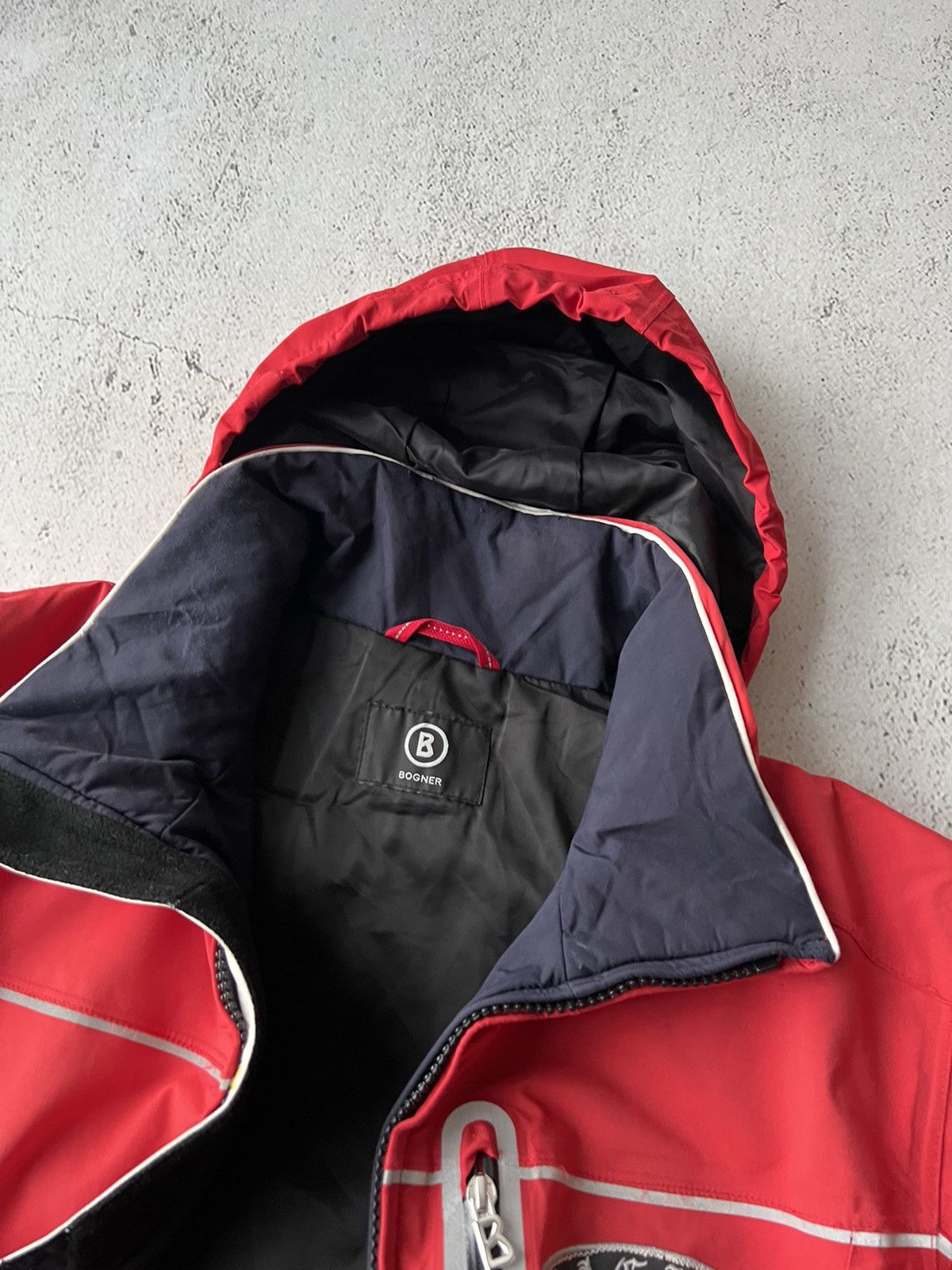 Bogner × Designer Bogner Team Racing Red Insulated Ski Jacket Size US L / EU 52-54 / 3 - 14 Thumbnail