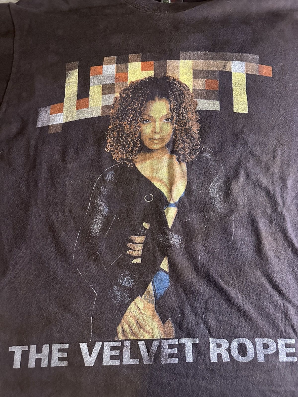 Vintage 1998 Janet Jackson The Velvet Rope Tour T Shirt