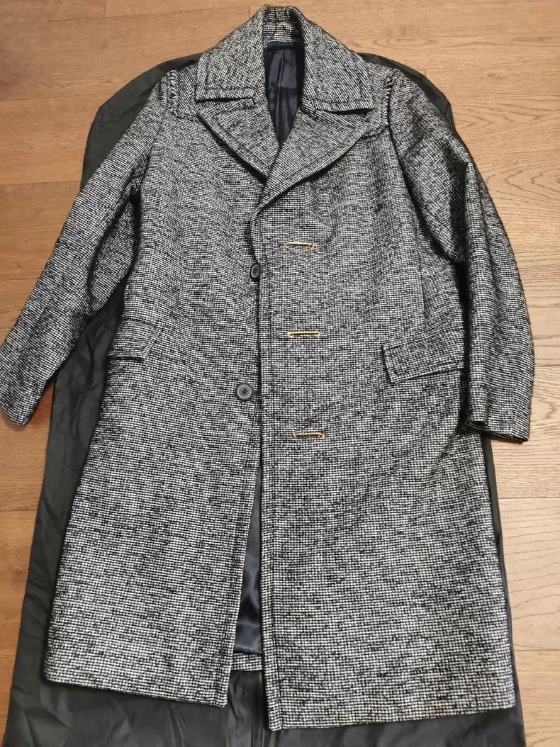 Lanvin Lanvin Runway Oversized Gray Coat-2508 Size US L / EU 52-54 / 3 - 3 Thumbnail