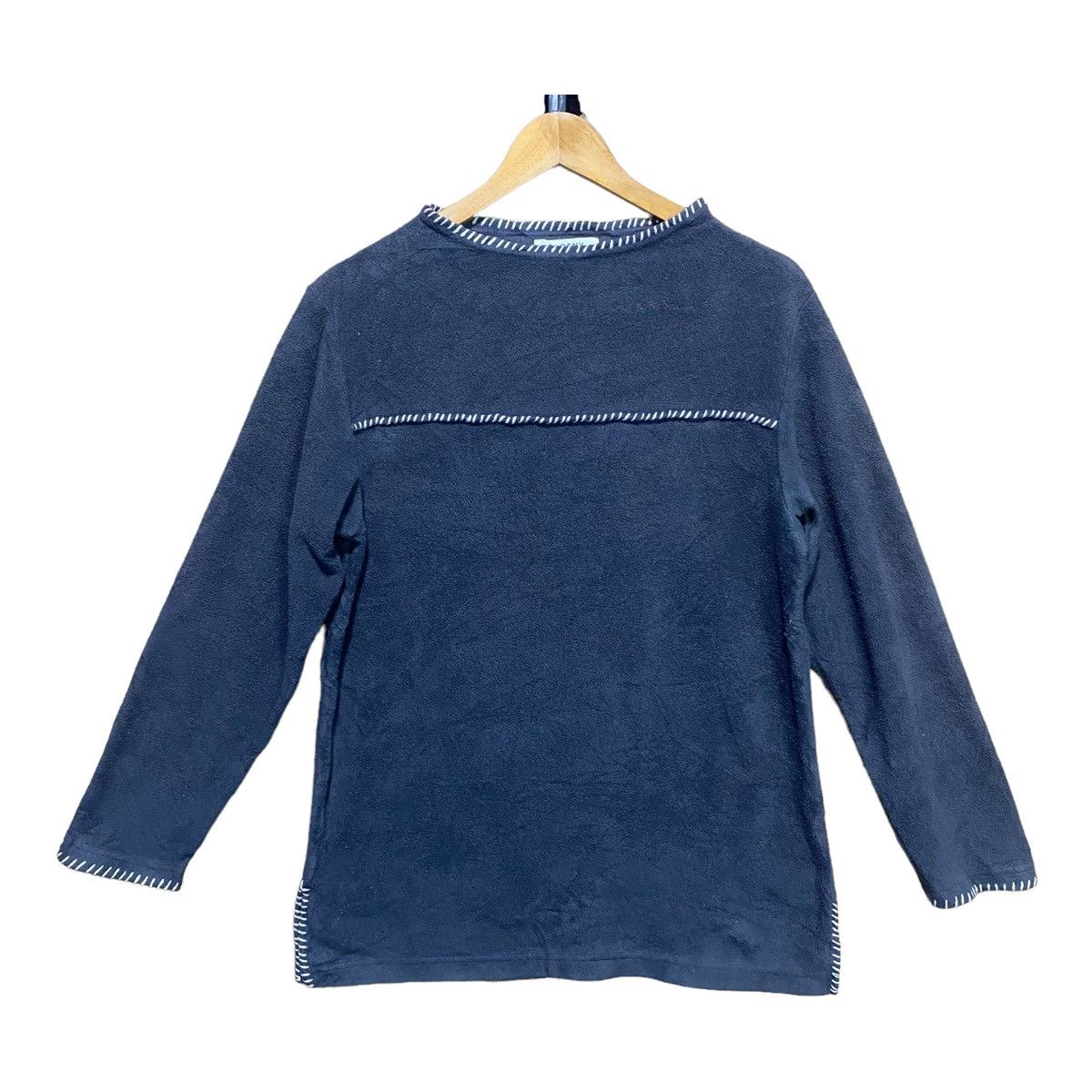 Japanese Brand × Yohji Yamamoto Yohji Yamamoto Sacsny Ysaccs Fleece Long Sleeve Size US M / EU 48-50 / 2 - 1 Thumbnail