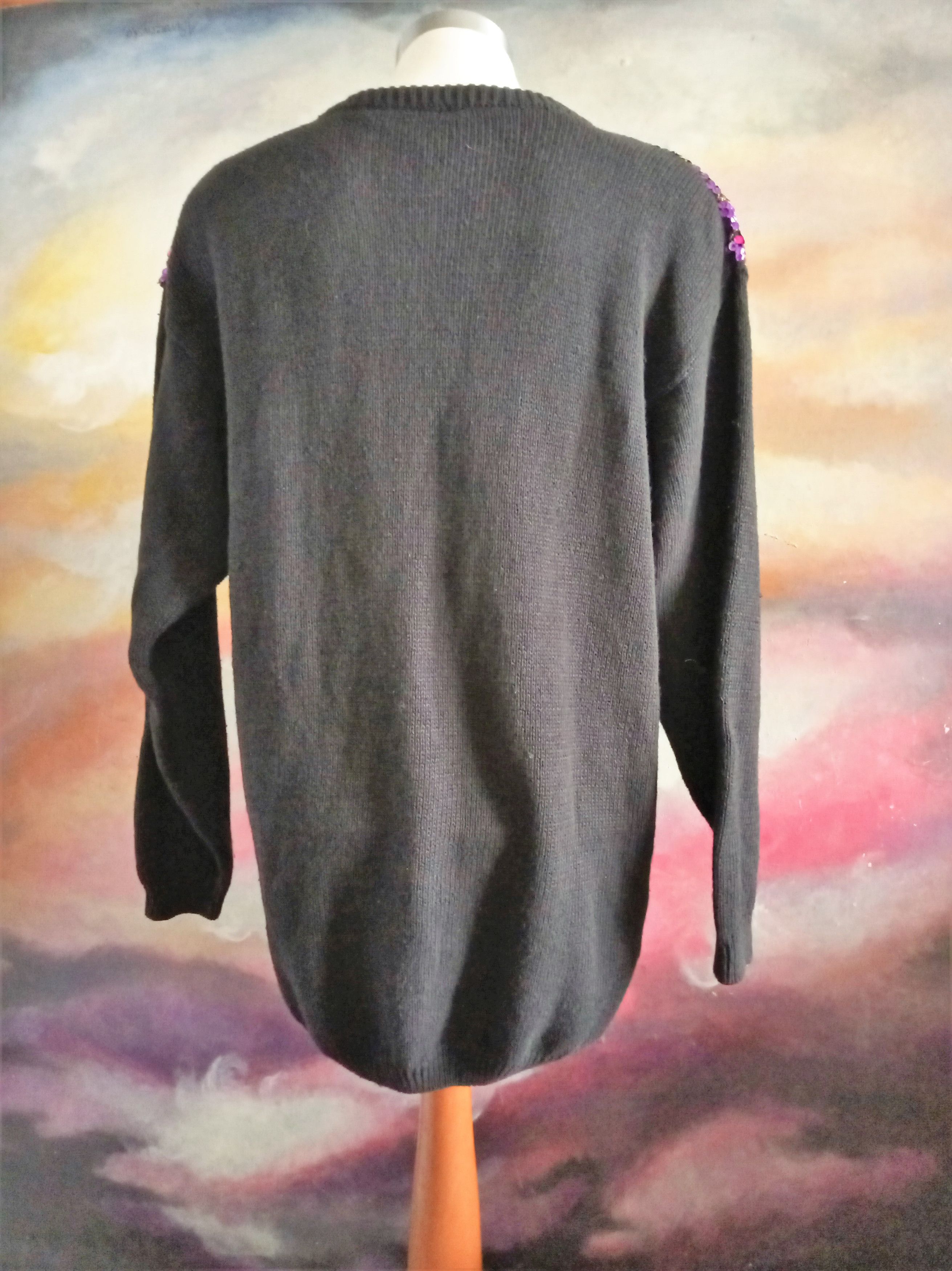 Vintage Unisex True Vintage Sequin Sweater Size ONE SIZE - 11 Thumbnail