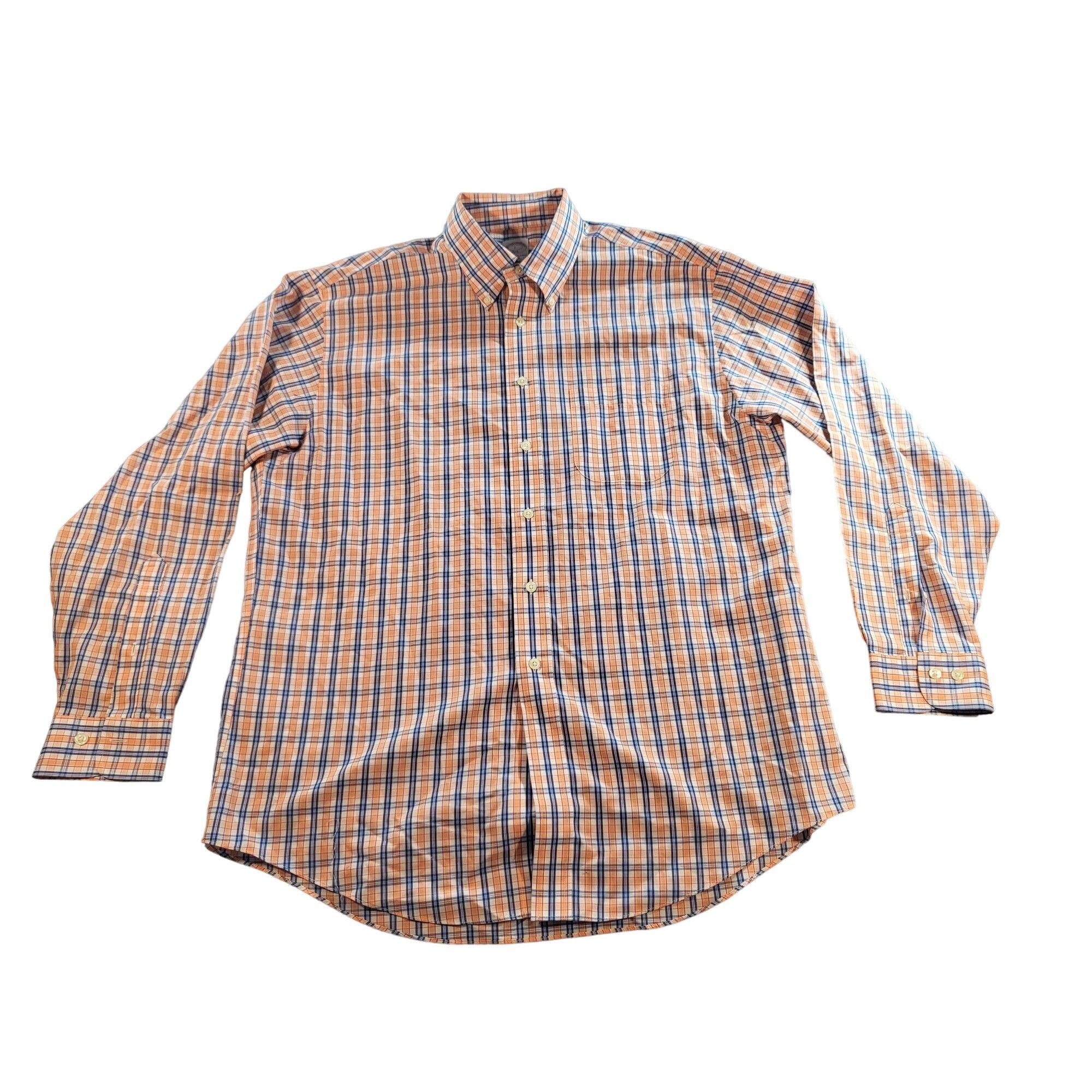 Brooks Brothers Brooks Brothers 346 Button Up Shirt Men Sz L Plaid Non Iron Size US L / EU 52-54 / 3 - 1 Thumbnail